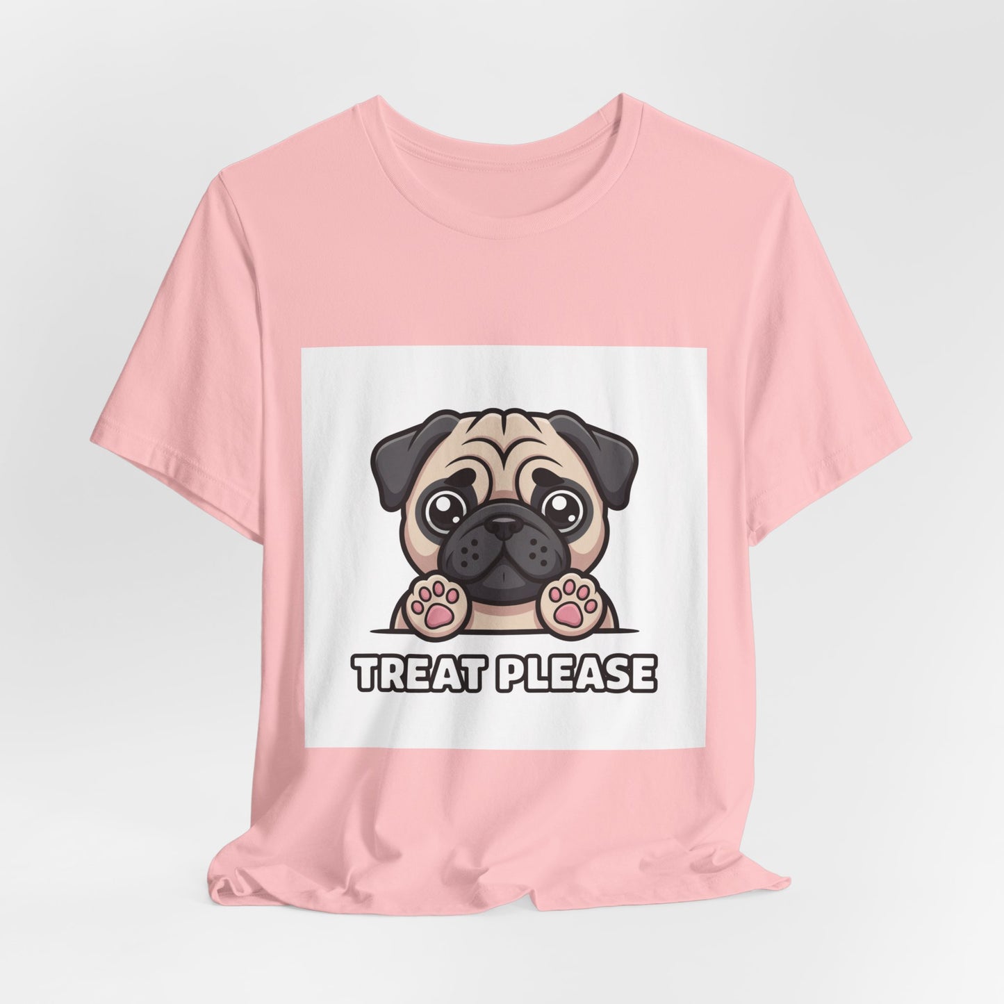 Treat Please - Funny Pug T-Shirt for Dog Lovers