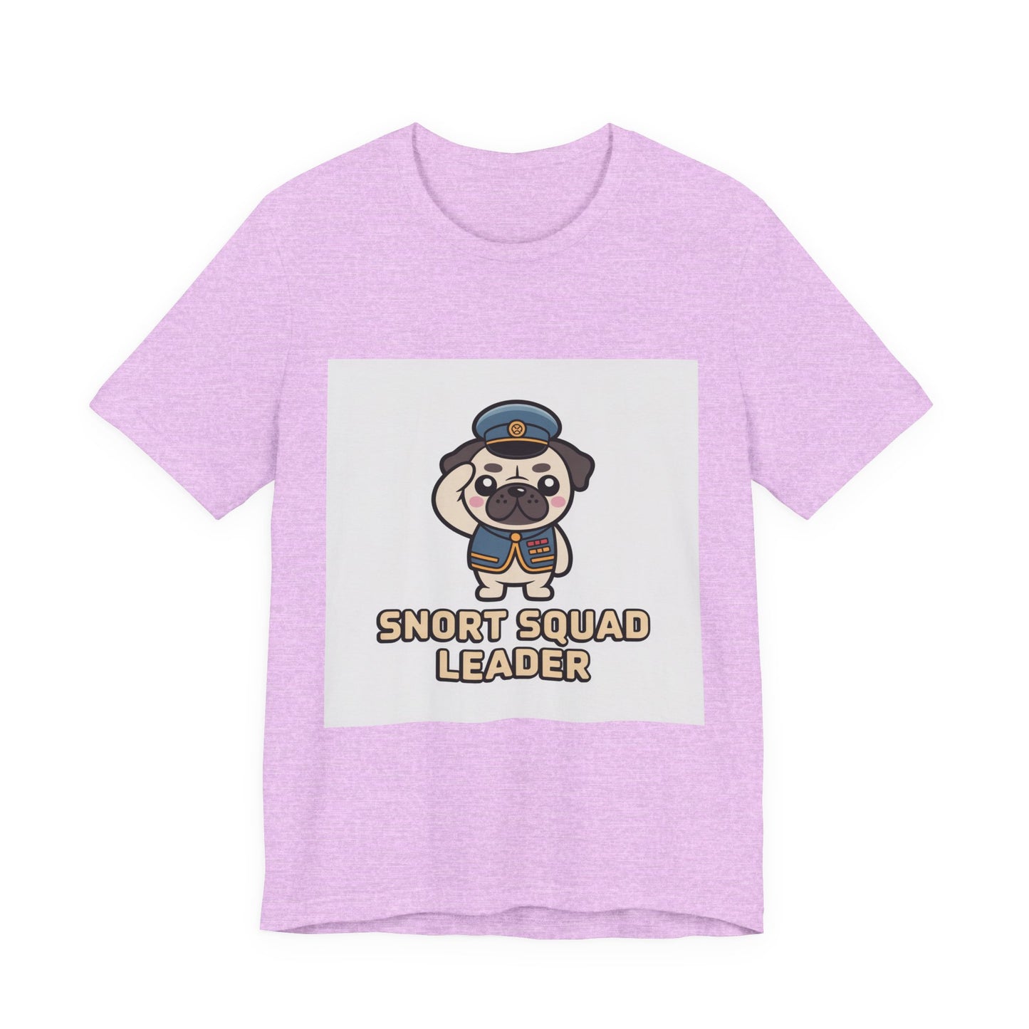 Snort Squad Leader - Funny Pug T-Shirt for Dog Lovers