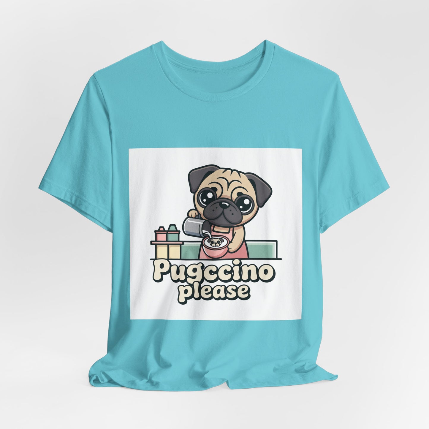 Pugccino Please - Funny Pug T-Shirt for Dog Lovers