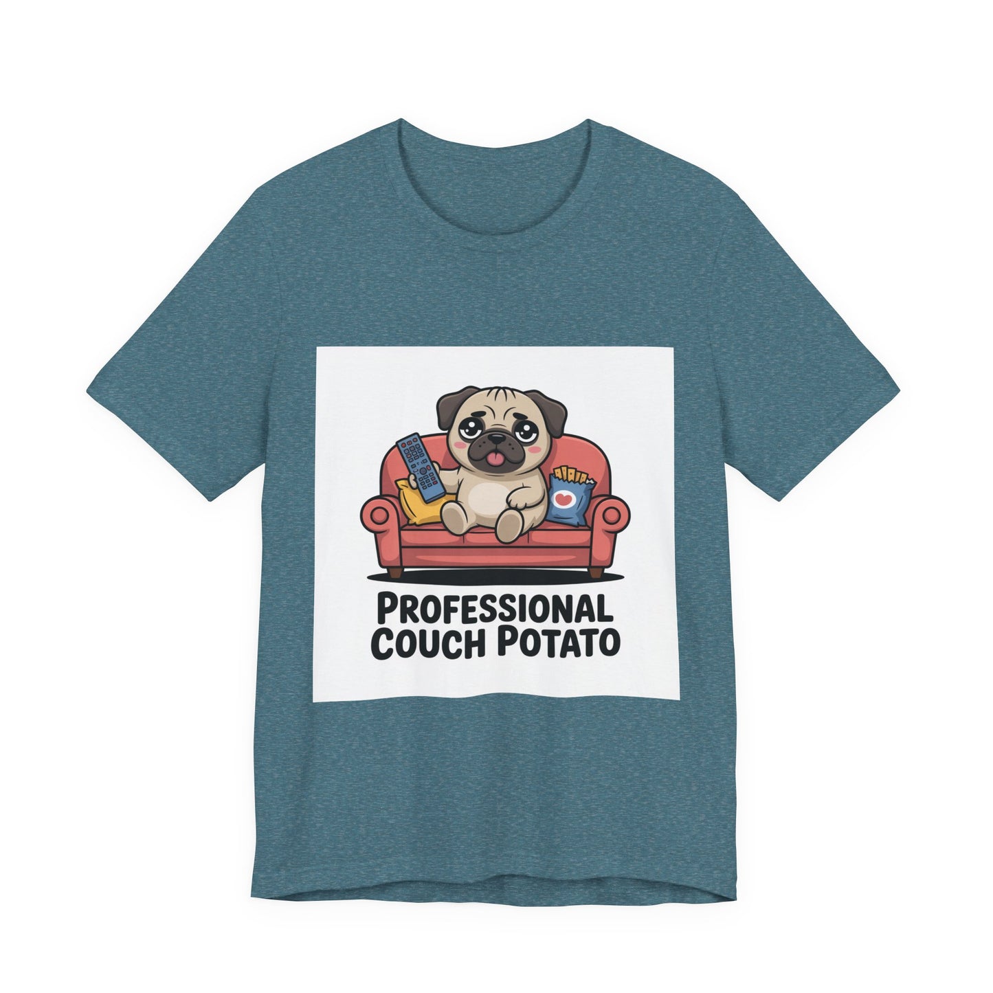Professional Couch Potato - Funny Pug T-Shirt for Dog Lovers