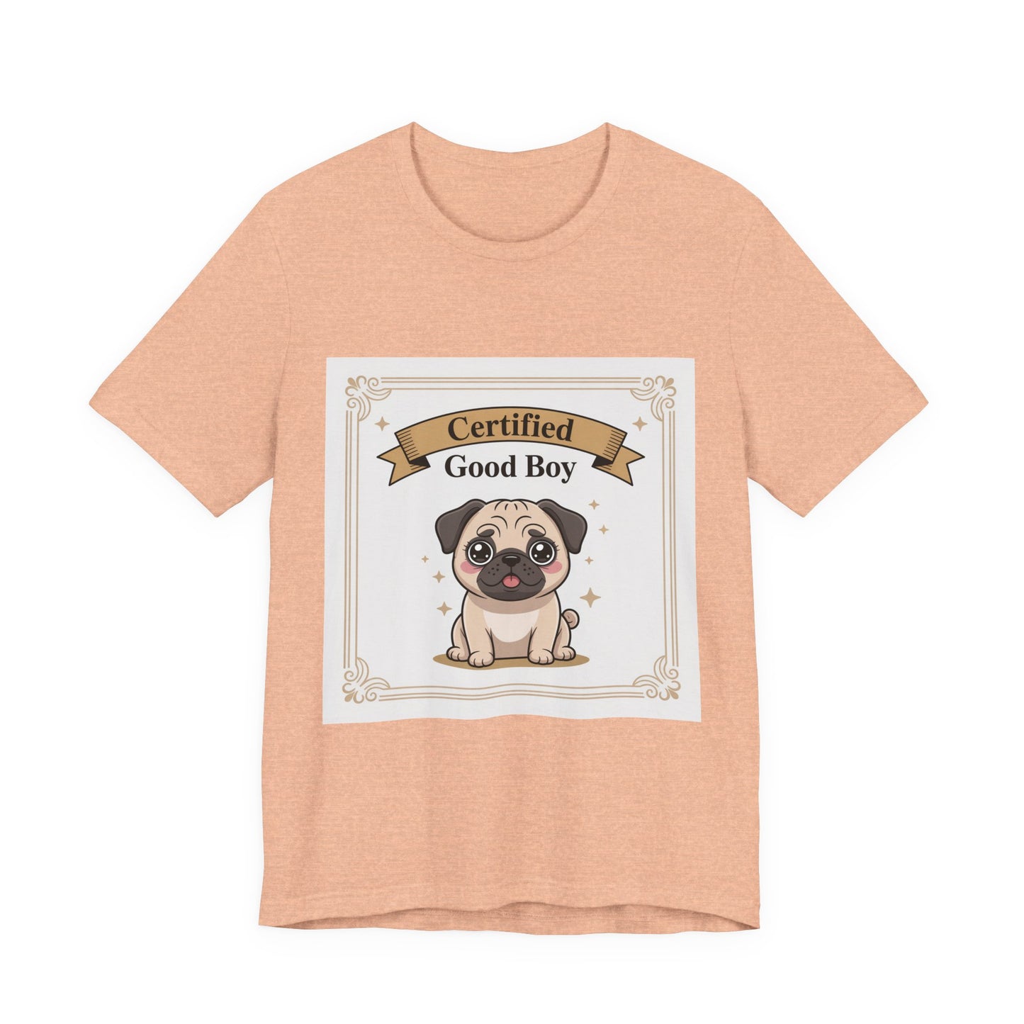 Certified Good Boy - Funny Pug T-Shirt for Dog Lovers