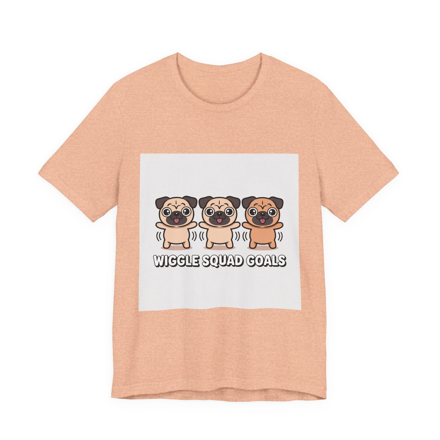 Wiggle Squad Goals - Funny Pug T-Shirt for Dog Lovers