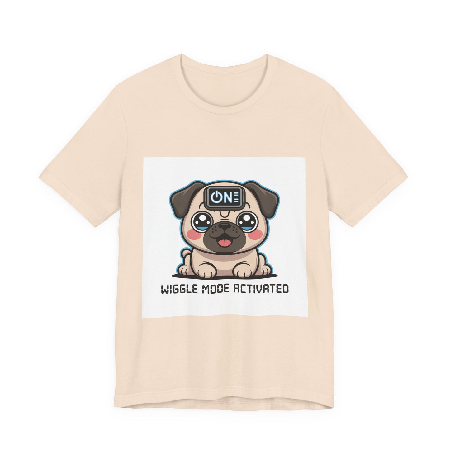 Wiggle Mode Activated - Funny Pug T-Shirt for Dog Lovers