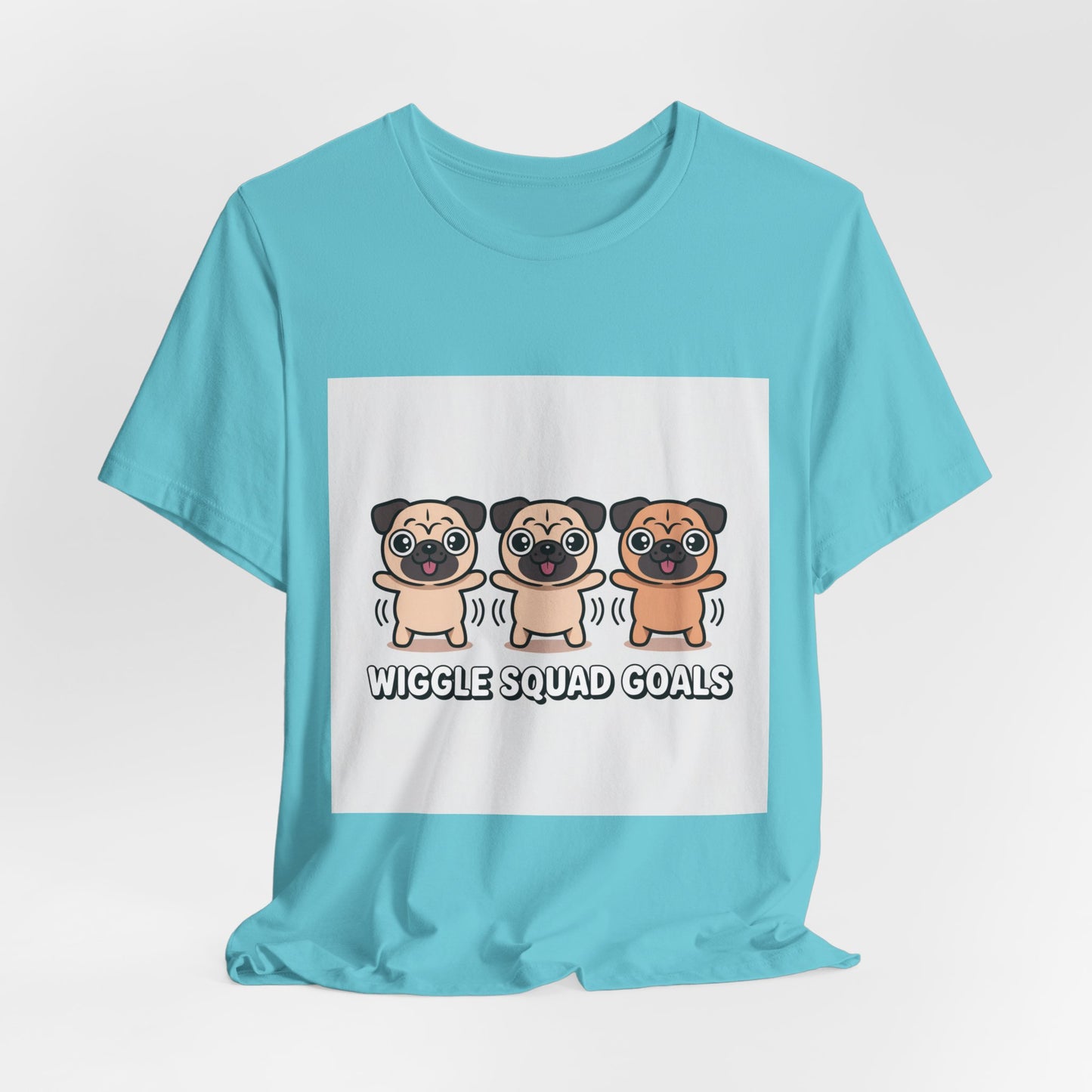 Wiggle Squad Goals - Funny Pug T-Shirt for Dog Lovers