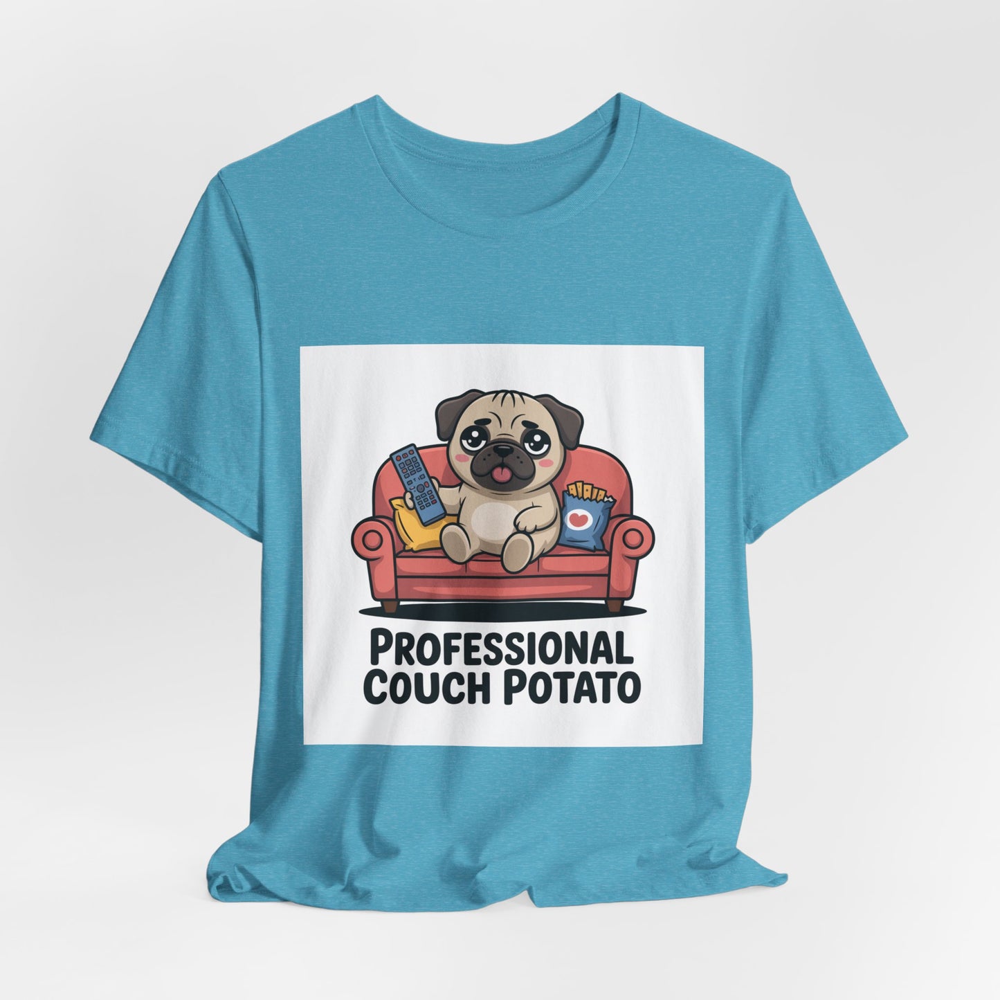 Professional Couch Potato - Funny Pug T-Shirt for Dog Lovers