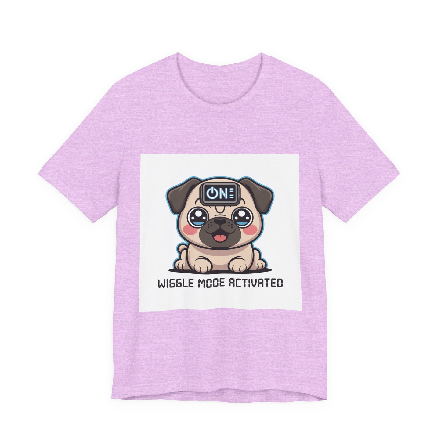 Wiggle Mode Activated - Funny Pug T-Shirt for Dog Lovers