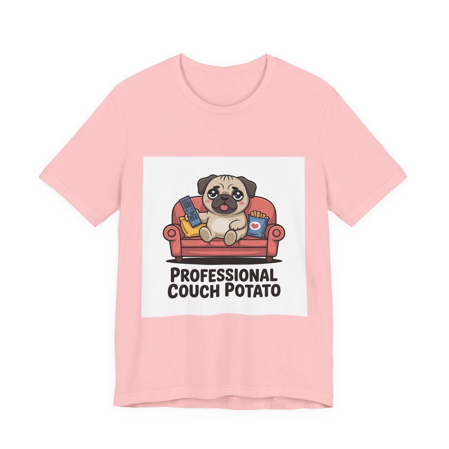 Professional Couch Potato - Funny Pug T-Shirt for Dog Lovers