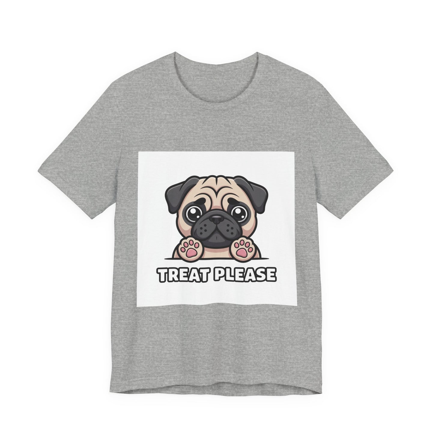 Treat Please - Funny Pug T-Shirt for Dog Lovers