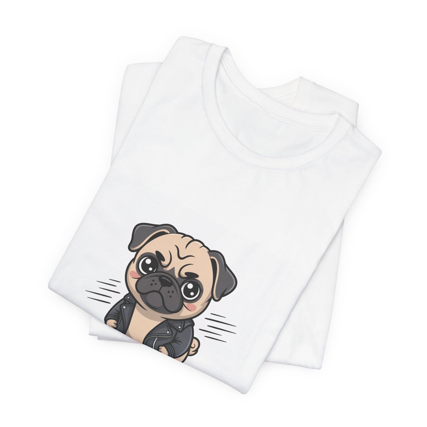 Born To Wiggle Forced To Walk - Funny Pug T-Shirt for Dog Lovers