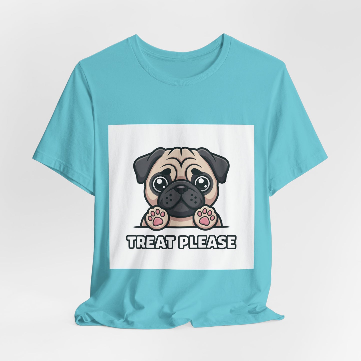Treat Please - Funny Pug T-Shirt for Dog Lovers