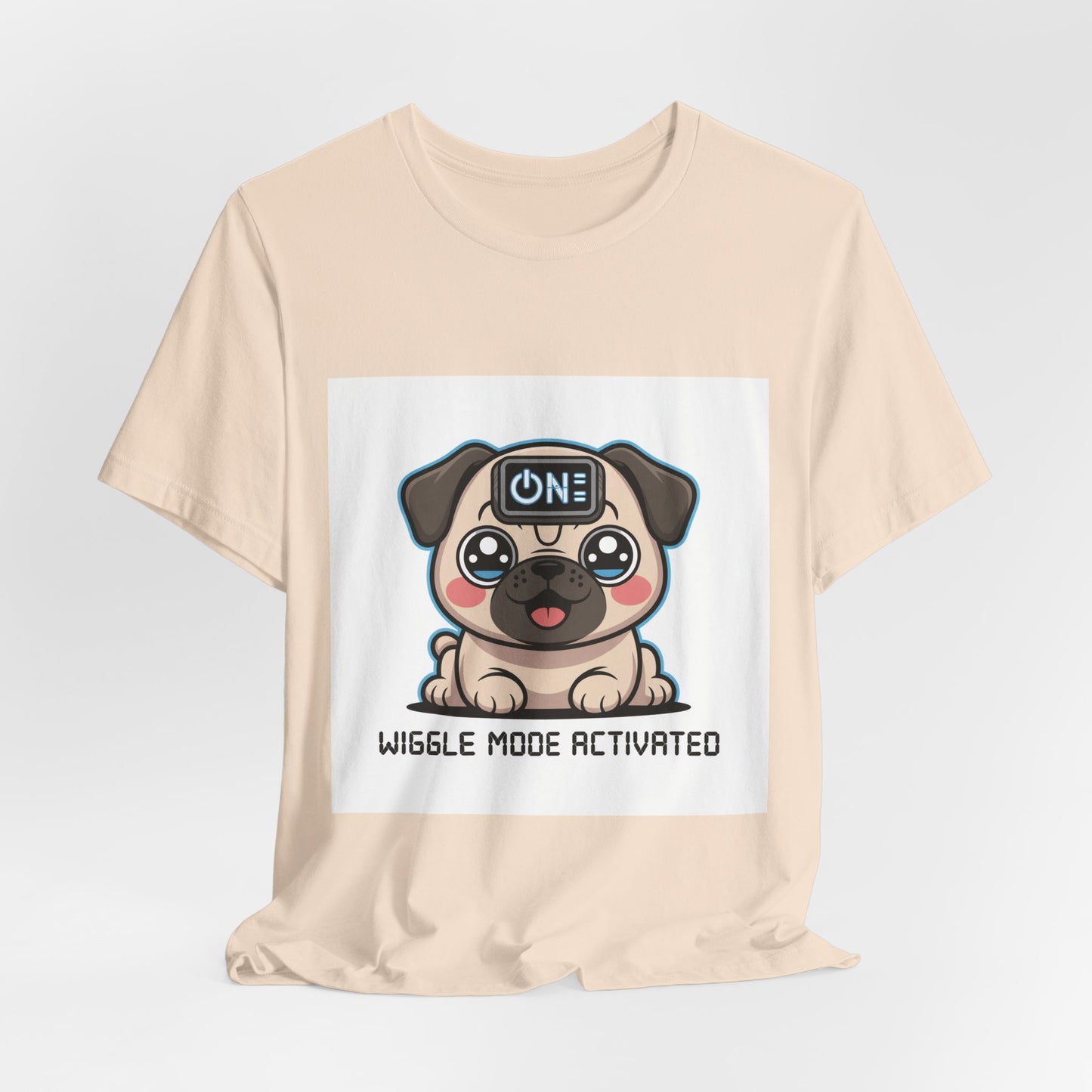 Wiggle Mode Activated - Funny Pug T-Shirt for Dog Lovers