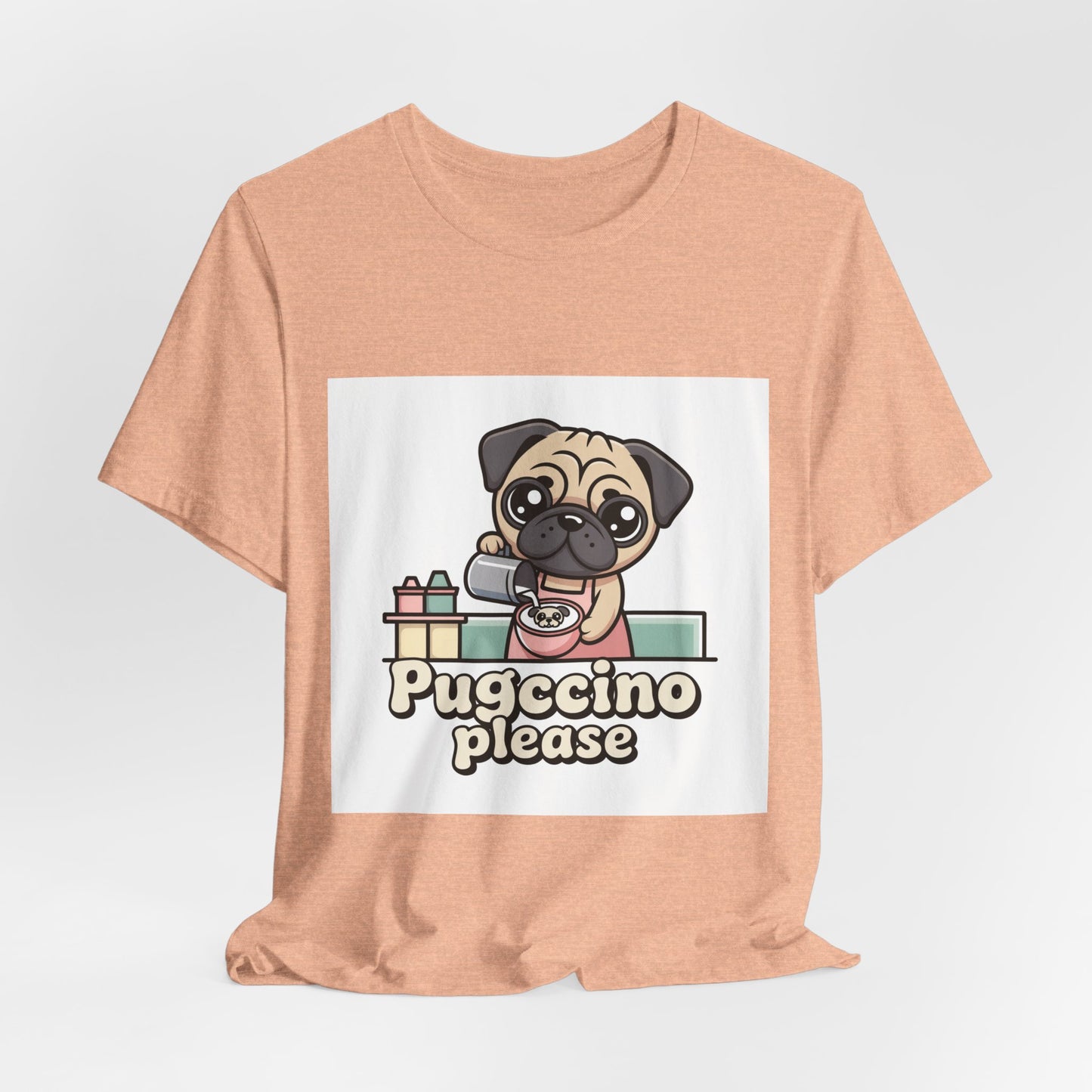 Pugccino Please - Funny Pug T-Shirt for Dog Lovers