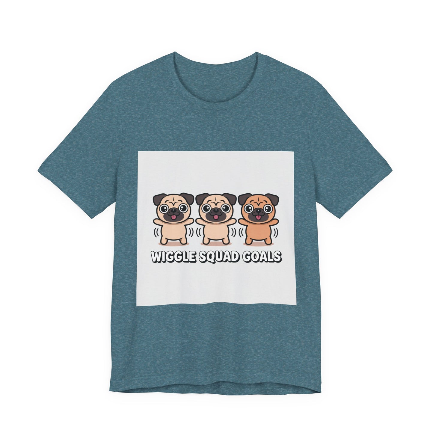 Wiggle Squad Goals - Funny Pug T-Shirt for Dog Lovers