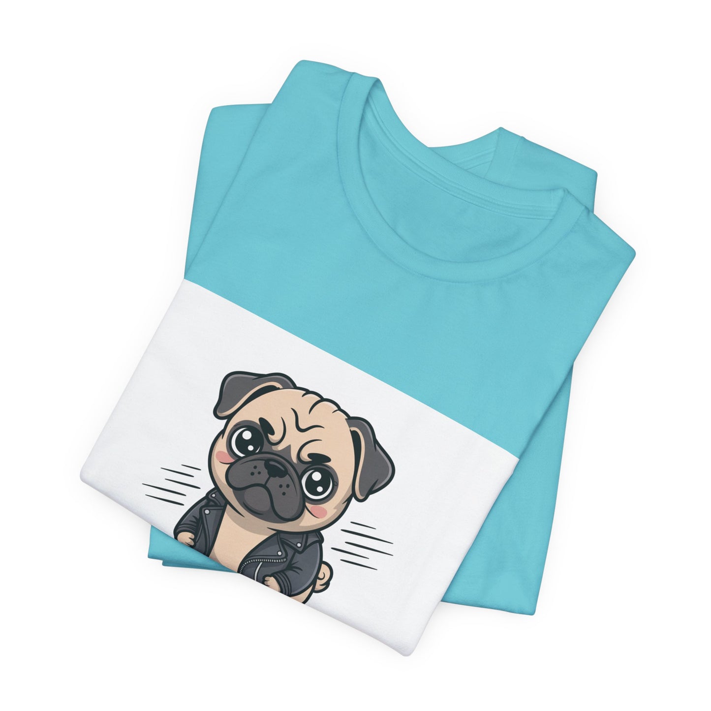 Born To Wiggle Forced To Walk - Funny Pug T-Shirt for Dog Lovers