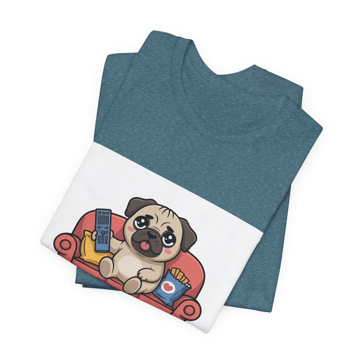 Professional Couch Potato - Funny Pug T-Shirt for Dog Lovers