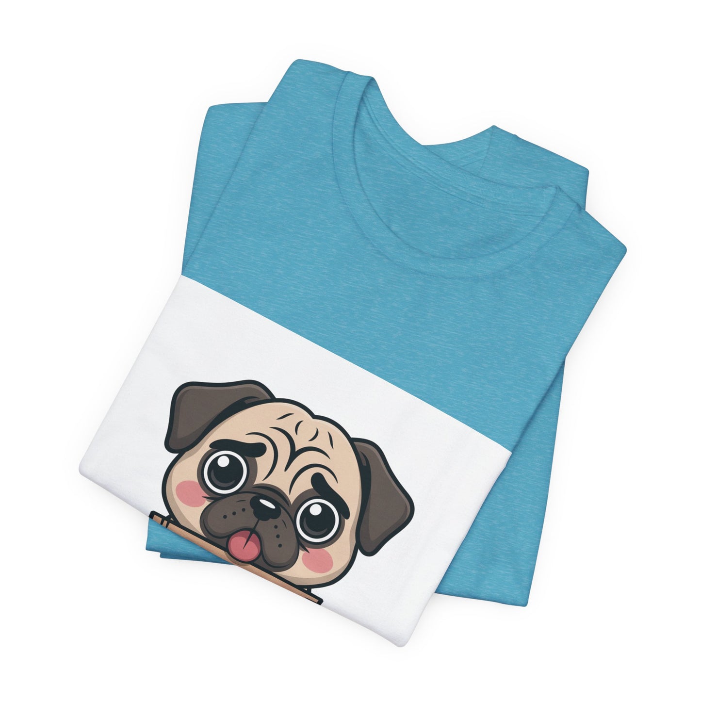 Will Work For Treats - Funny Pug T-Shirt for Dog Lovers