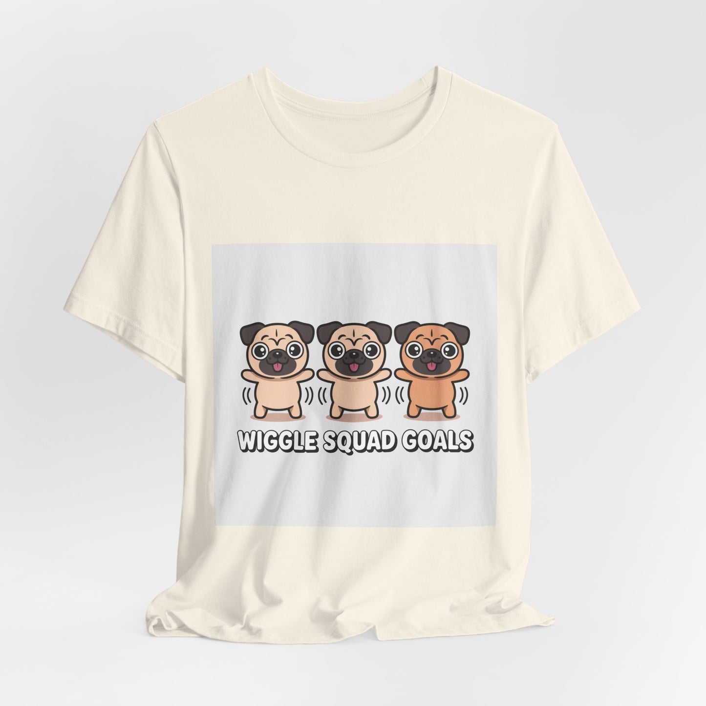 Wiggle Squad Goals - Funny Pug T-Shirt for Dog Lovers