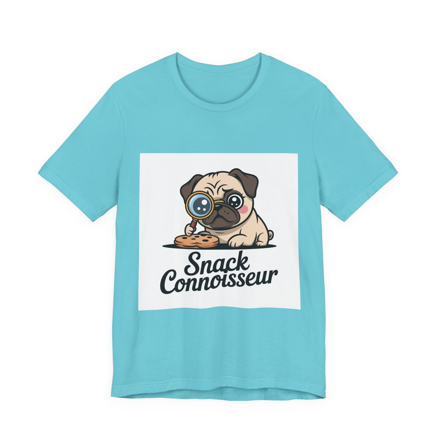 Snack Connoisseur - Funny Pug T-Shirt for Dog Lovers