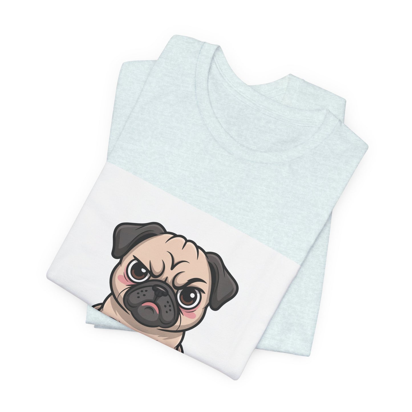 Resting Pug Face - Funny Pug T-Shirt for Dog Lovers