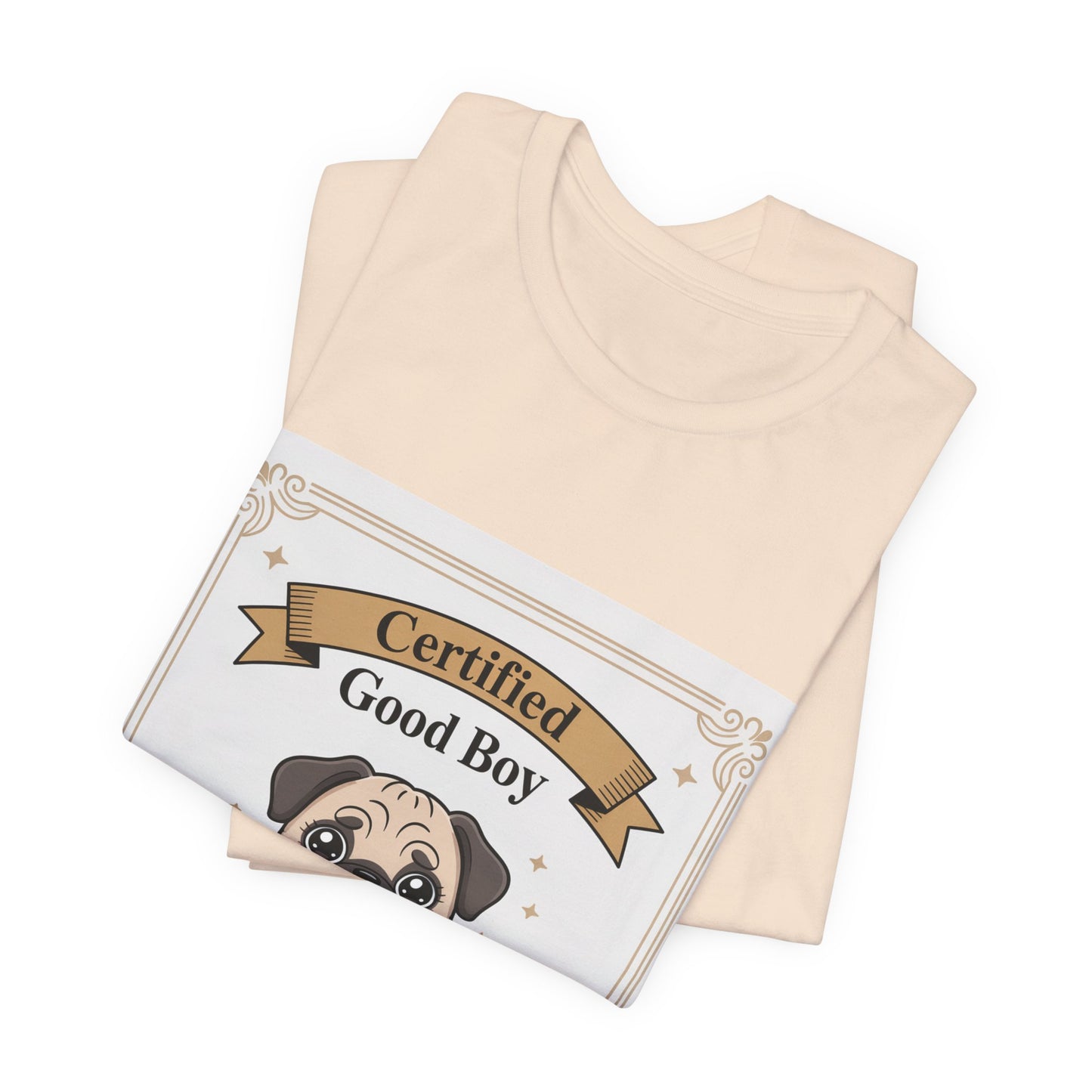 Certified Good Boy - Funny Pug T-Shirt for Dog Lovers