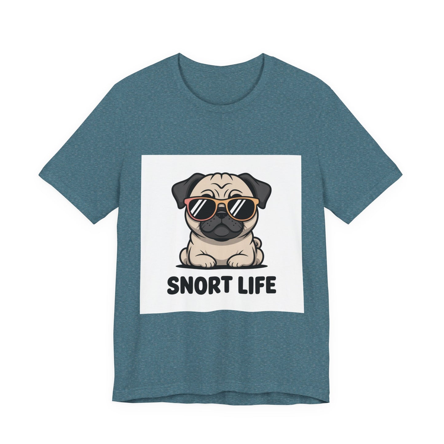 Snort Life - Funny Pug T-Shirt for Dog Lovers