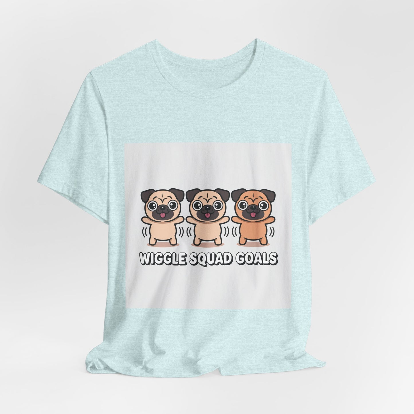 Wiggle Squad Goals - Funny Pug T-Shirt for Dog Lovers
