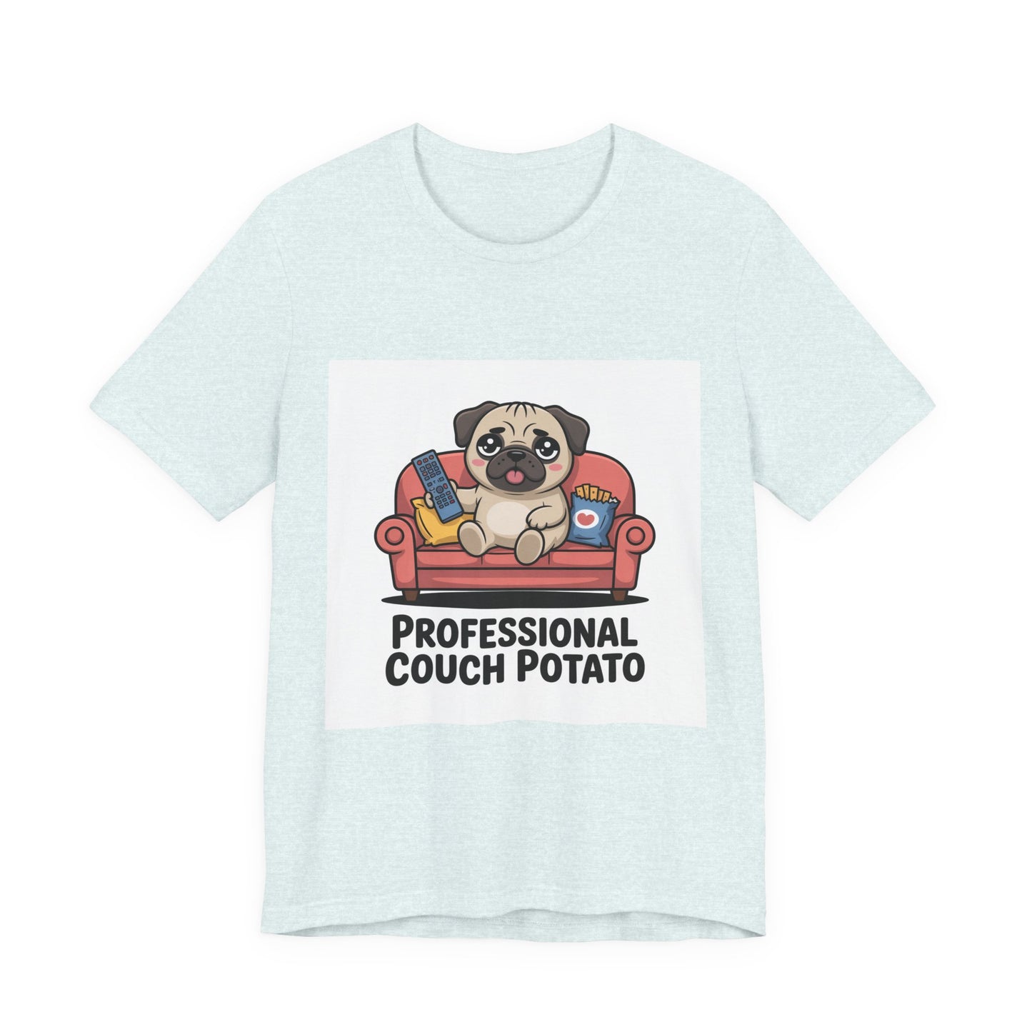 Professional Couch Potato - Funny Pug T-Shirt for Dog Lovers