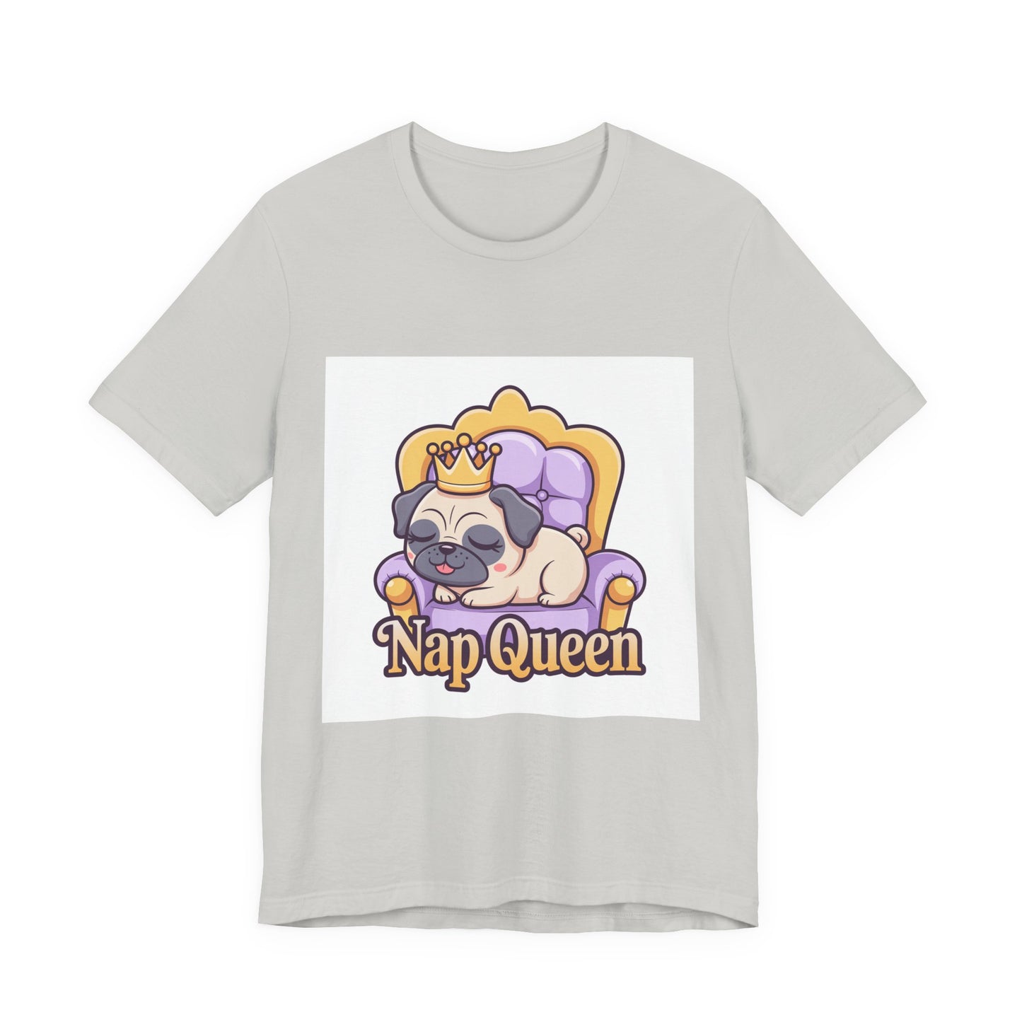 Nap Queen - Funny Pug T-Shirt for Dog Lovers