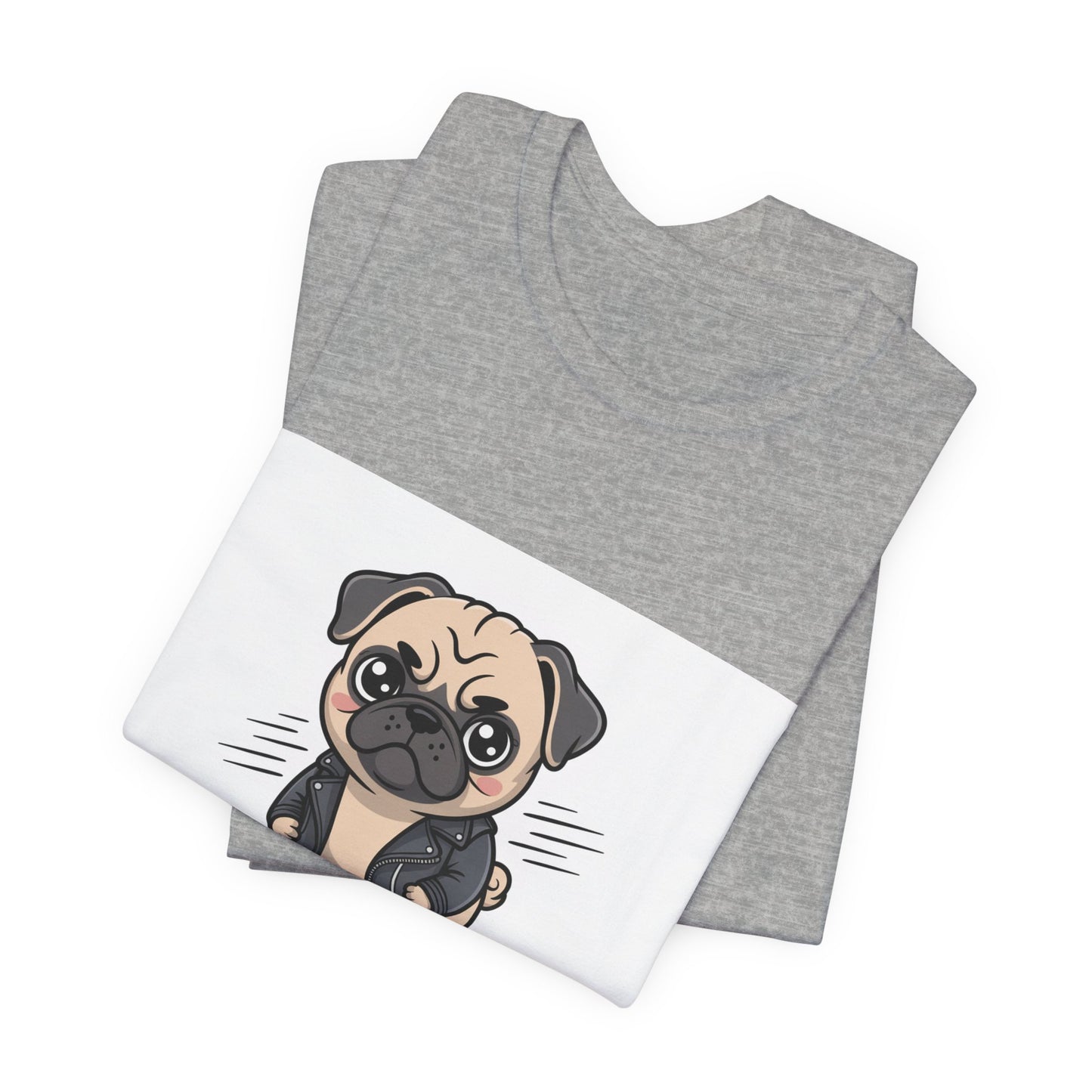 Born To Wiggle Forced To Walk - Funny Pug T-Shirt for Dog Lovers
