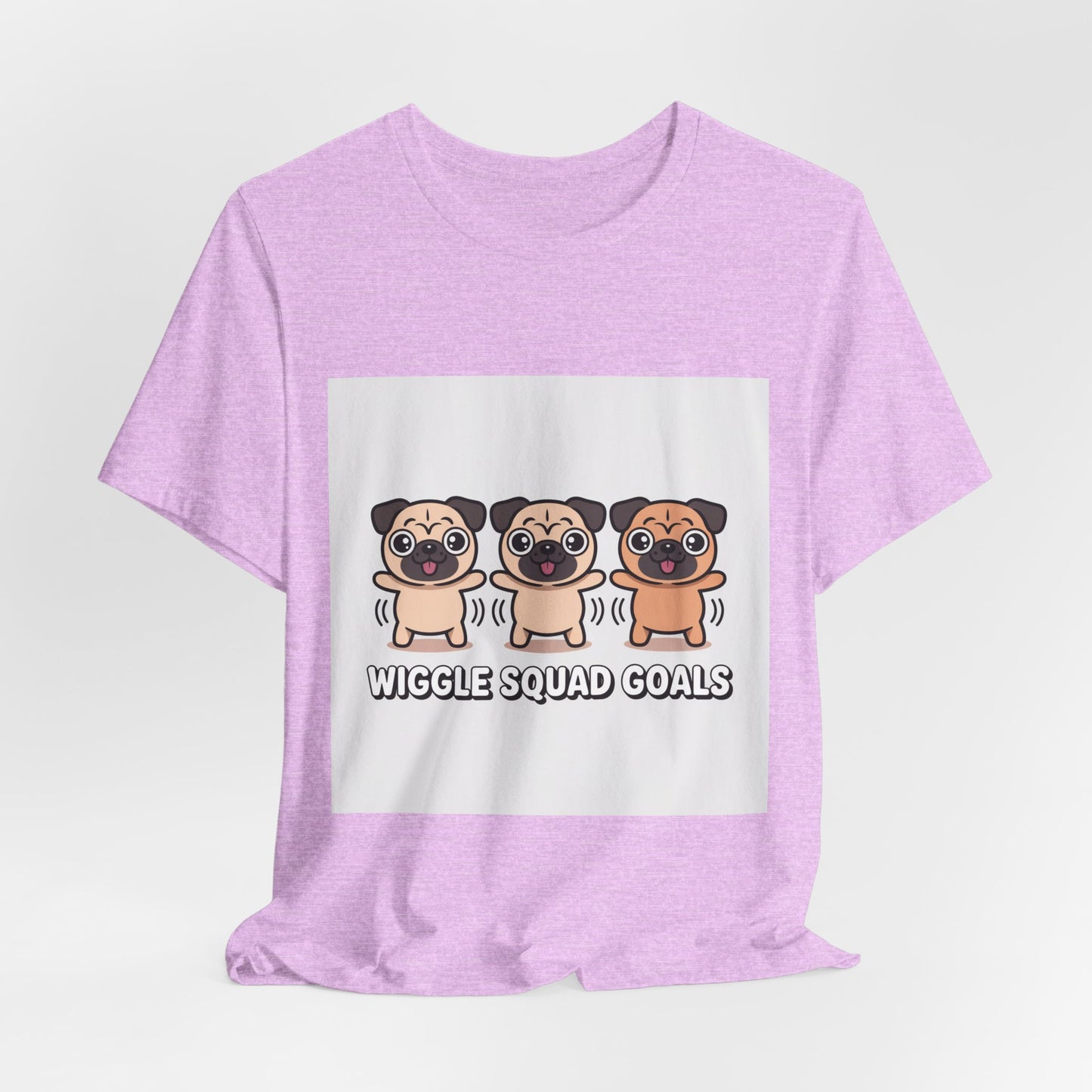 Wiggle Squad Goals - Funny Pug T-Shirt for Dog Lovers