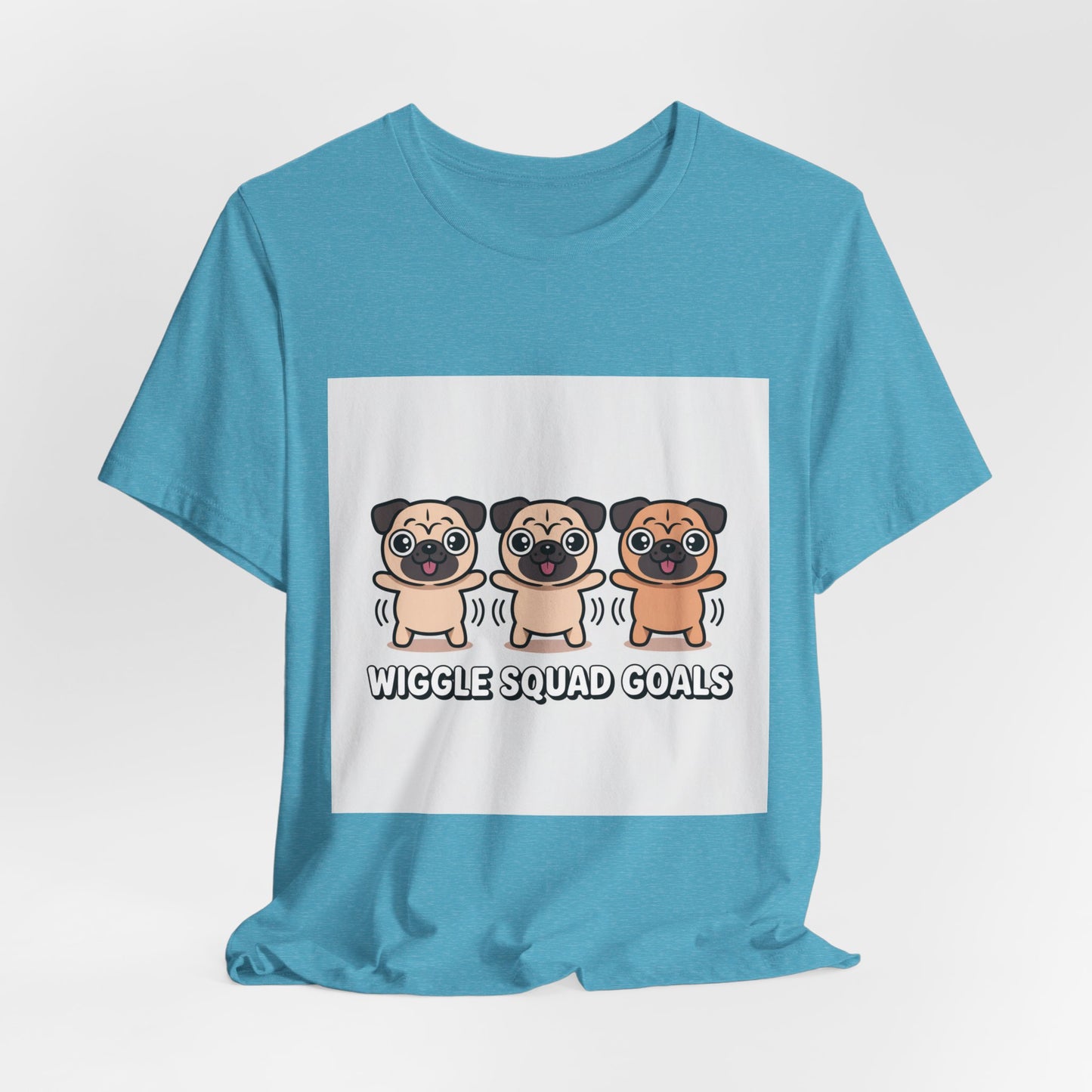Wiggle Squad Goals - Funny Pug T-Shirt for Dog Lovers