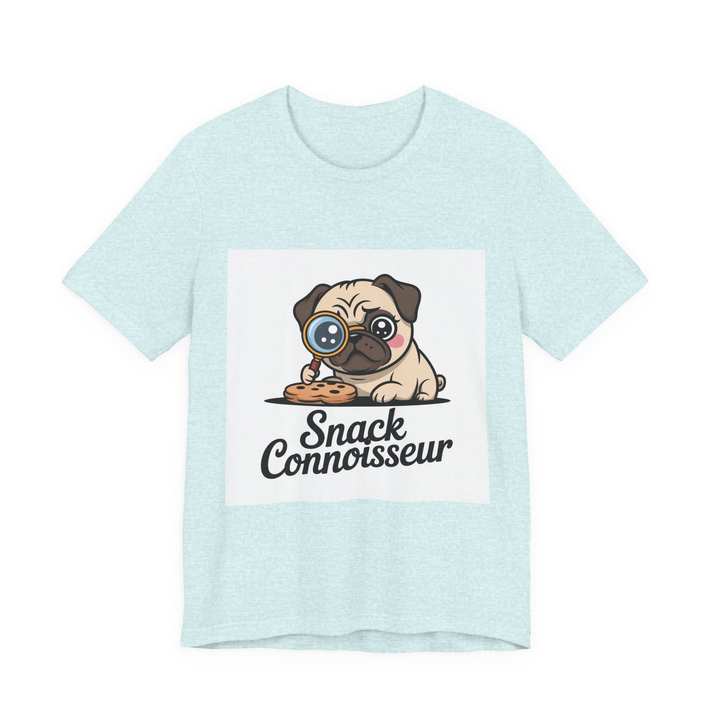 Snack Connoisseur - Funny Pug T-Shirt for Dog Lovers