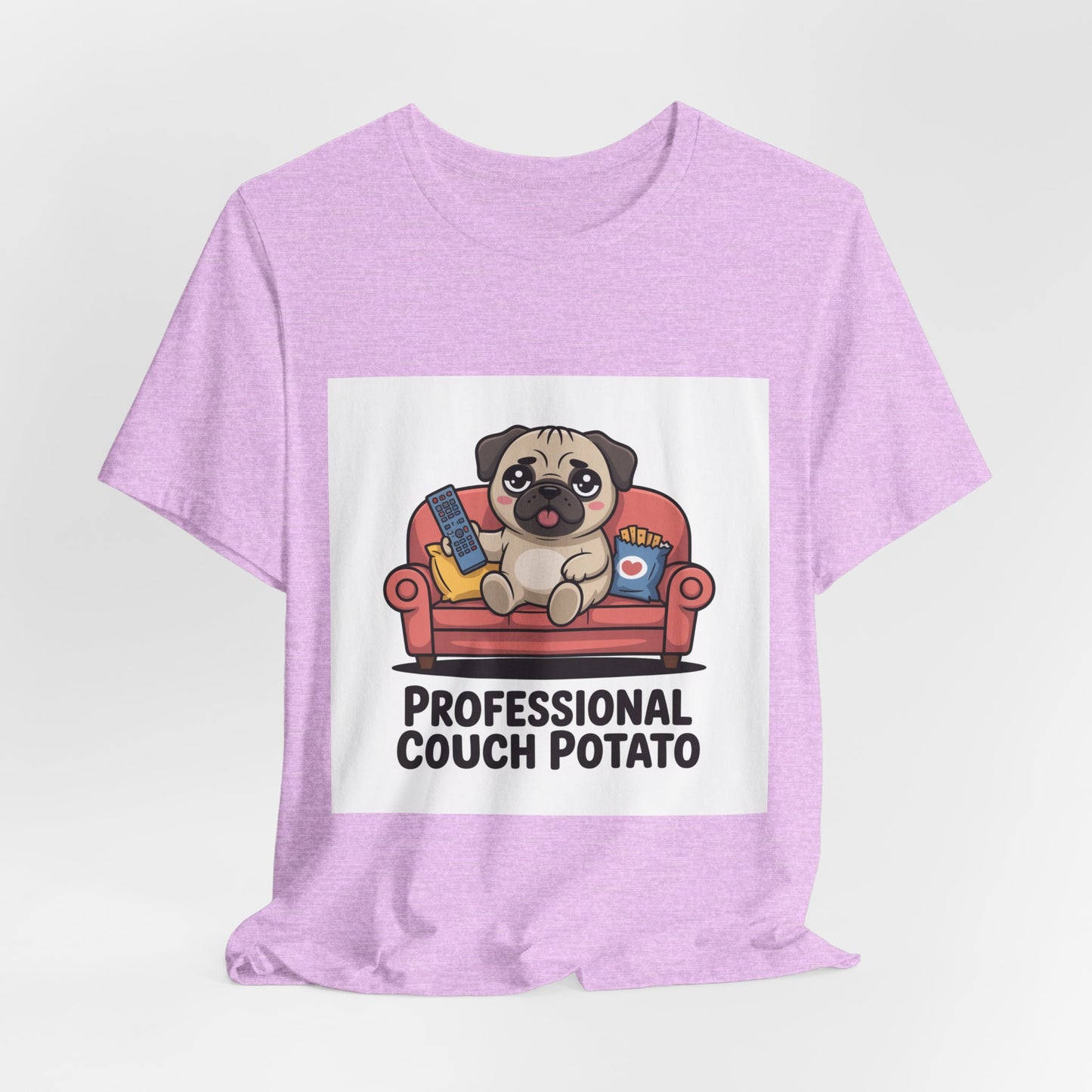 Professional Couch Potato - Funny Pug T-Shirt for Dog Lovers