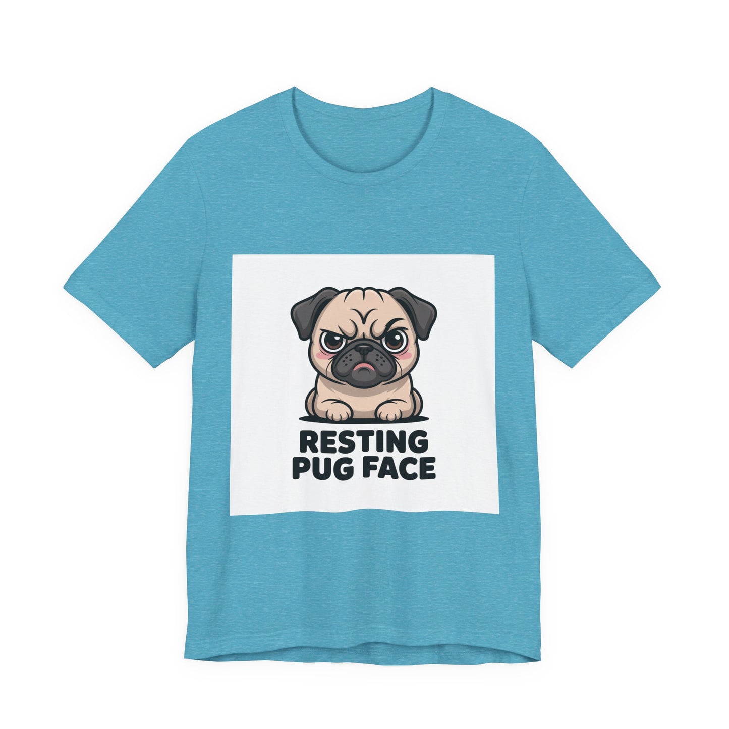 Resting Pug Face - Funny Pug T-Shirt for Dog Lovers