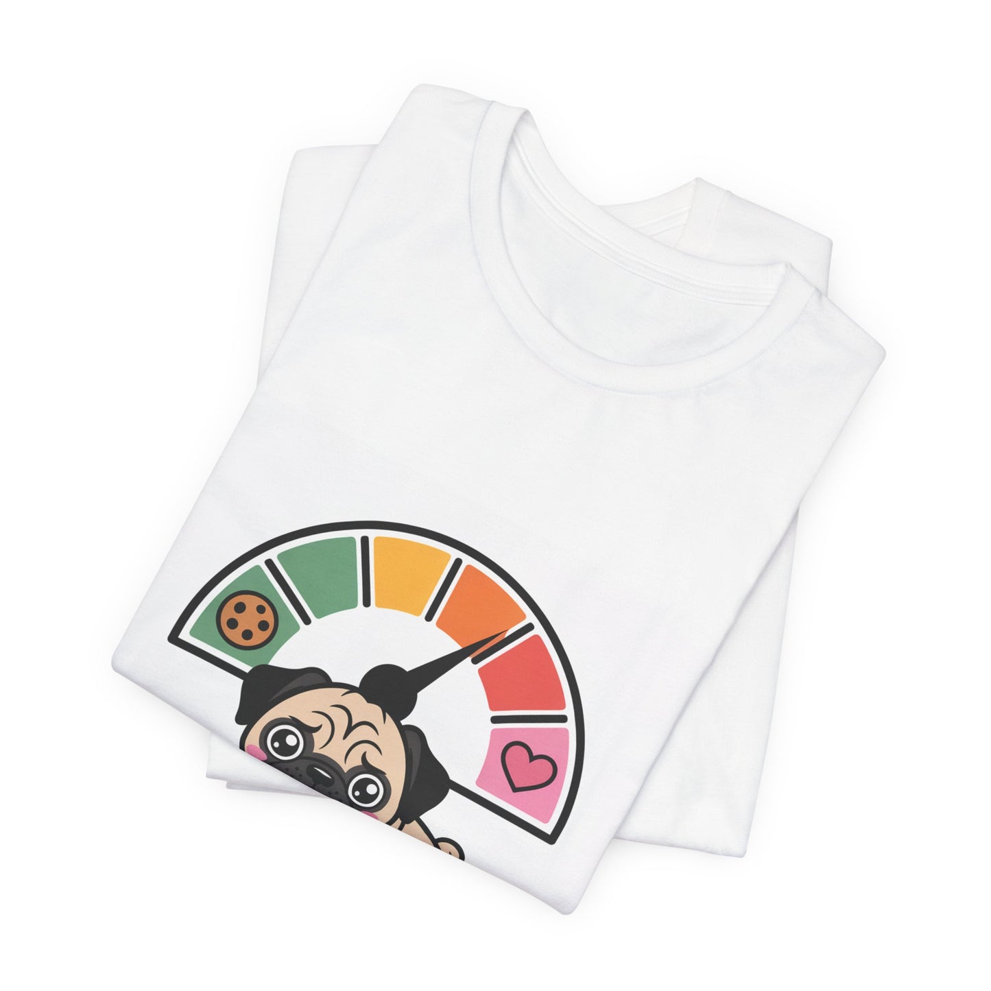 Fueled By Snacks And Cuddles - Funny Pug T-Shirt for Dog Lovers