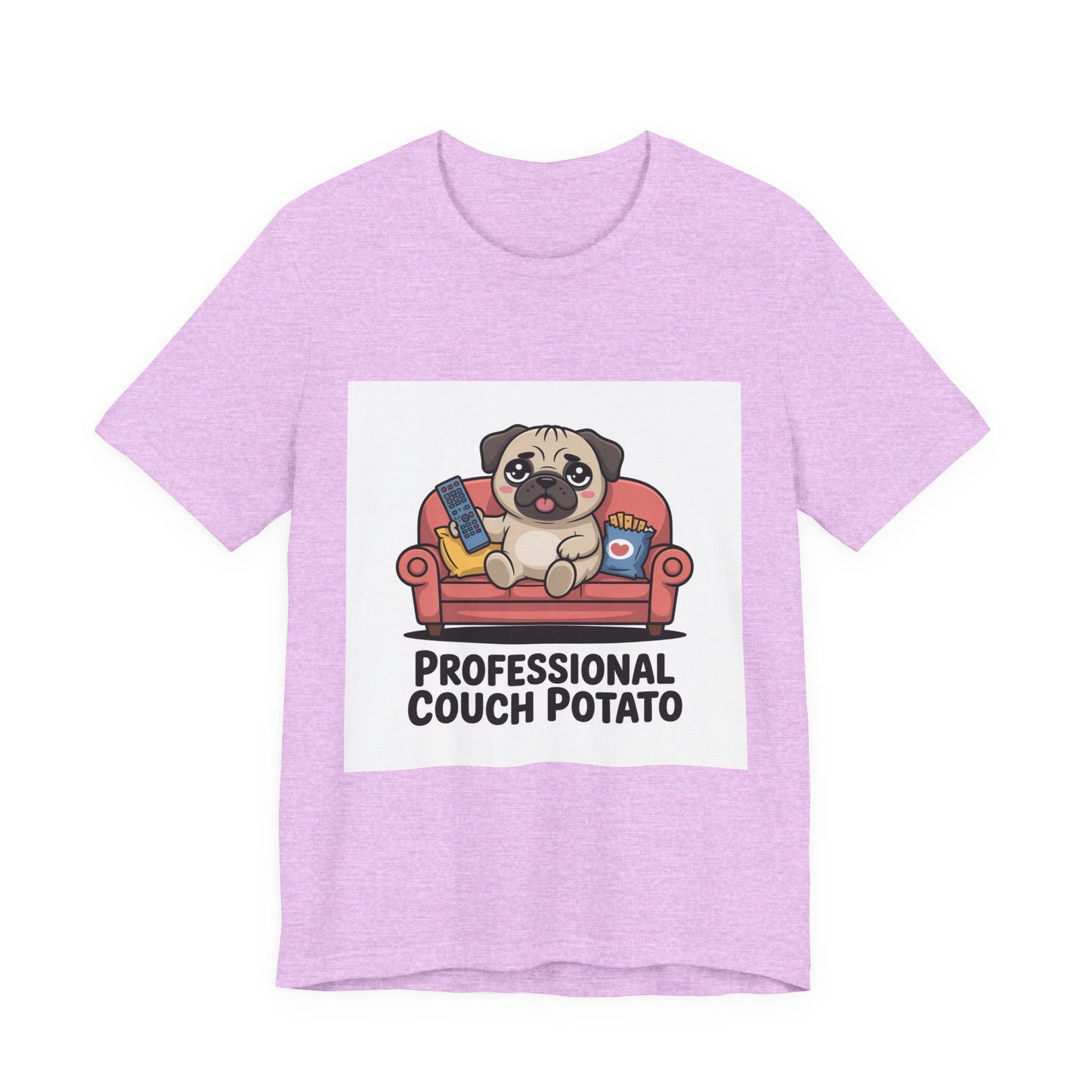 Professional Couch Potato - Funny Pug T-Shirt for Dog Lovers