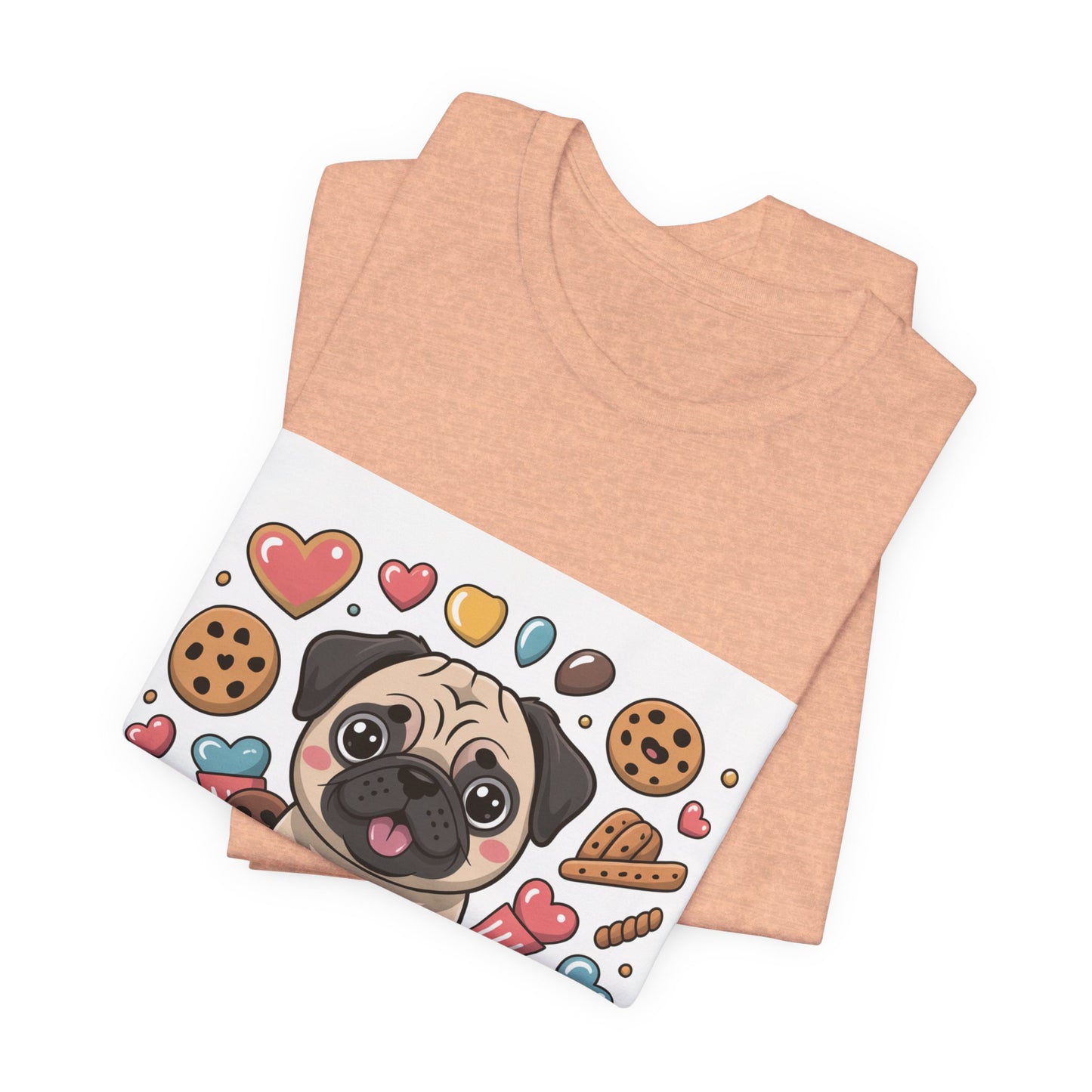 Treat Yo Self - Funny Pug T-Shirt for Dog Lovers