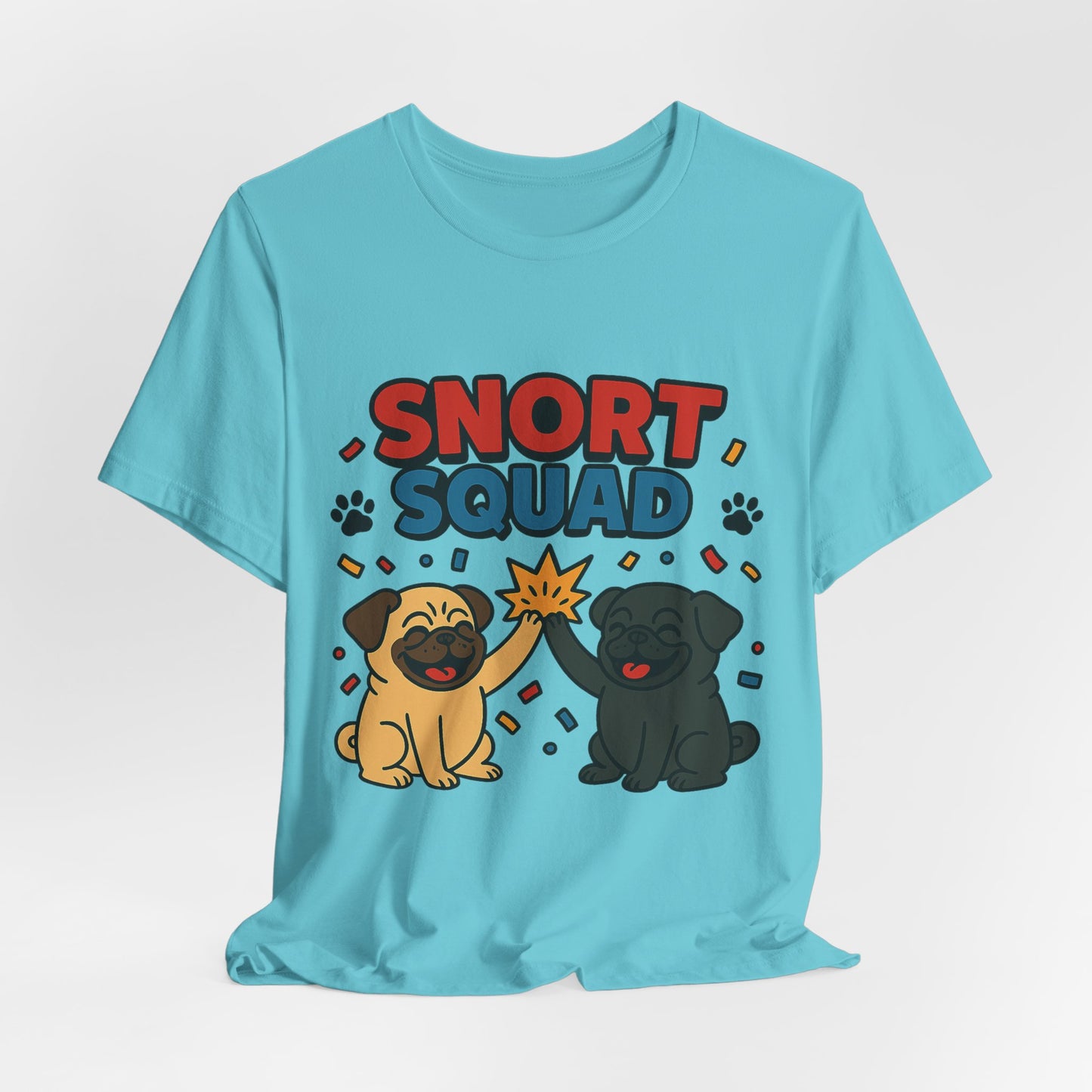 Snort Squad Pug Tee - Funny Pug T-Shirt for Dog Lovers