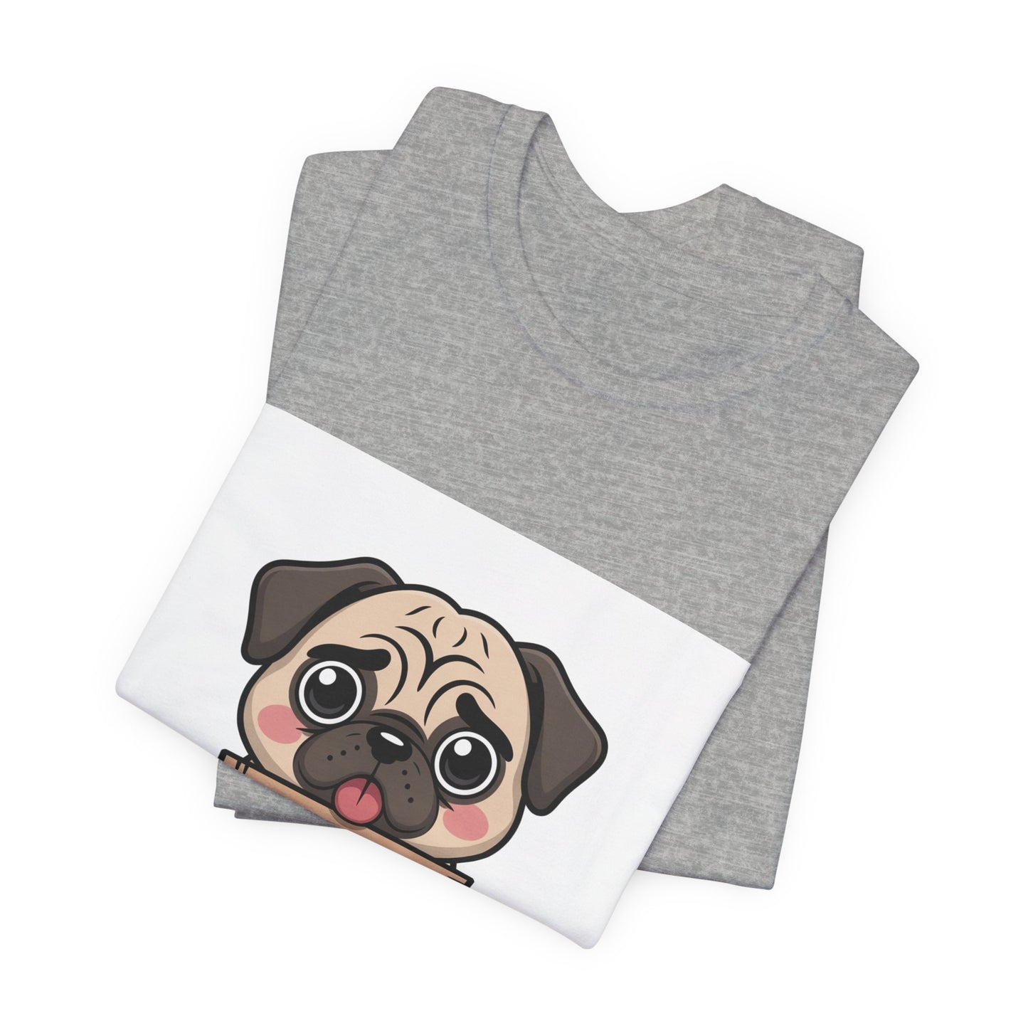 Will Work For Treats - Funny Pug T-Shirt for Dog Lovers