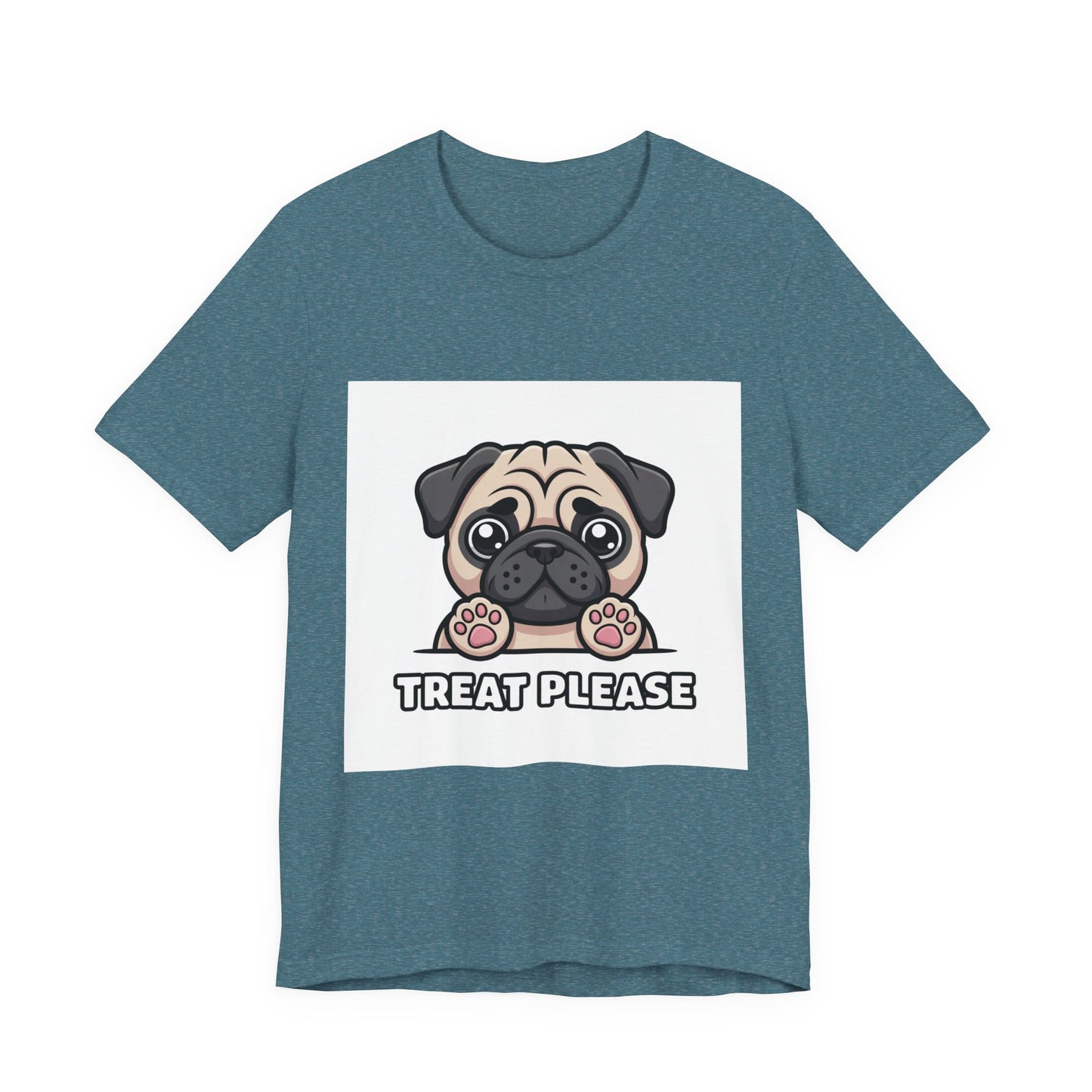 Treat Please - Funny Pug T-Shirt for Dog Lovers