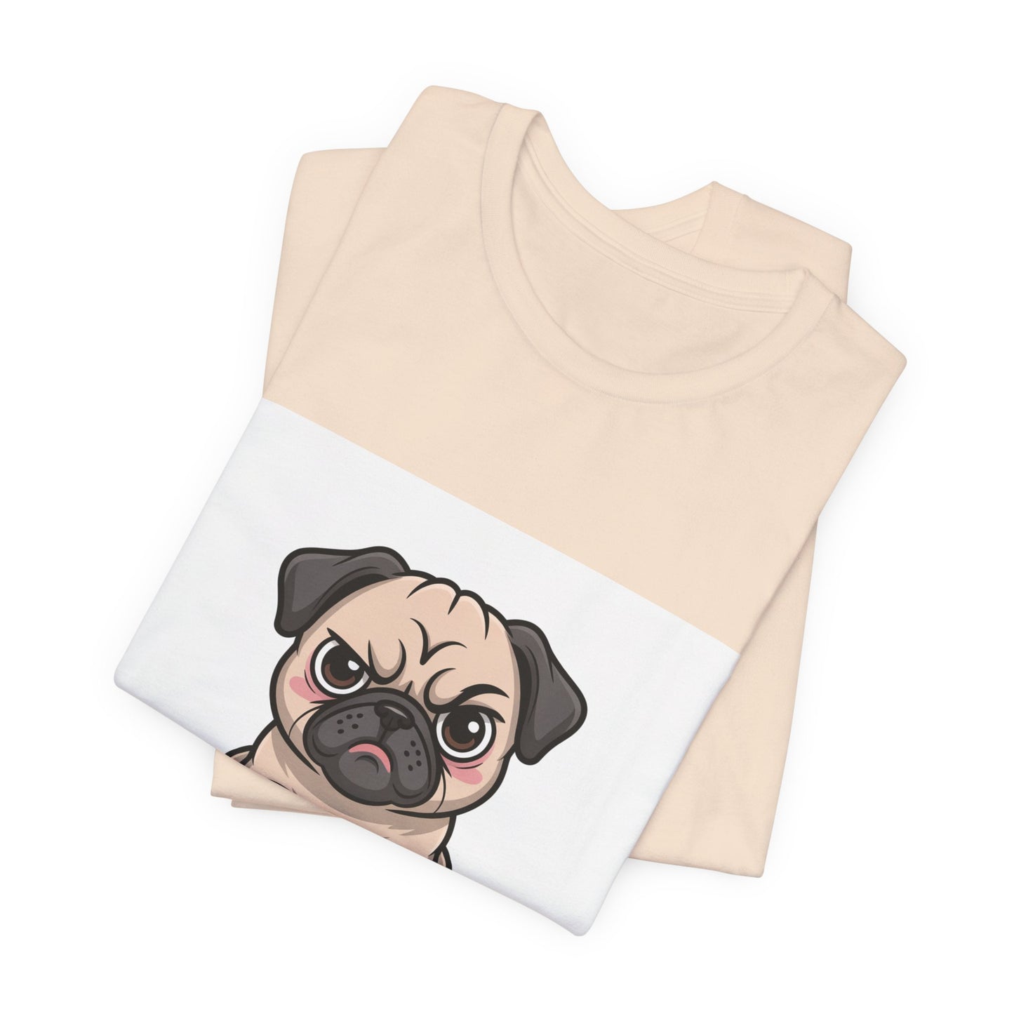 Resting Pug Face - Funny Pug T-Shirt for Dog Lovers