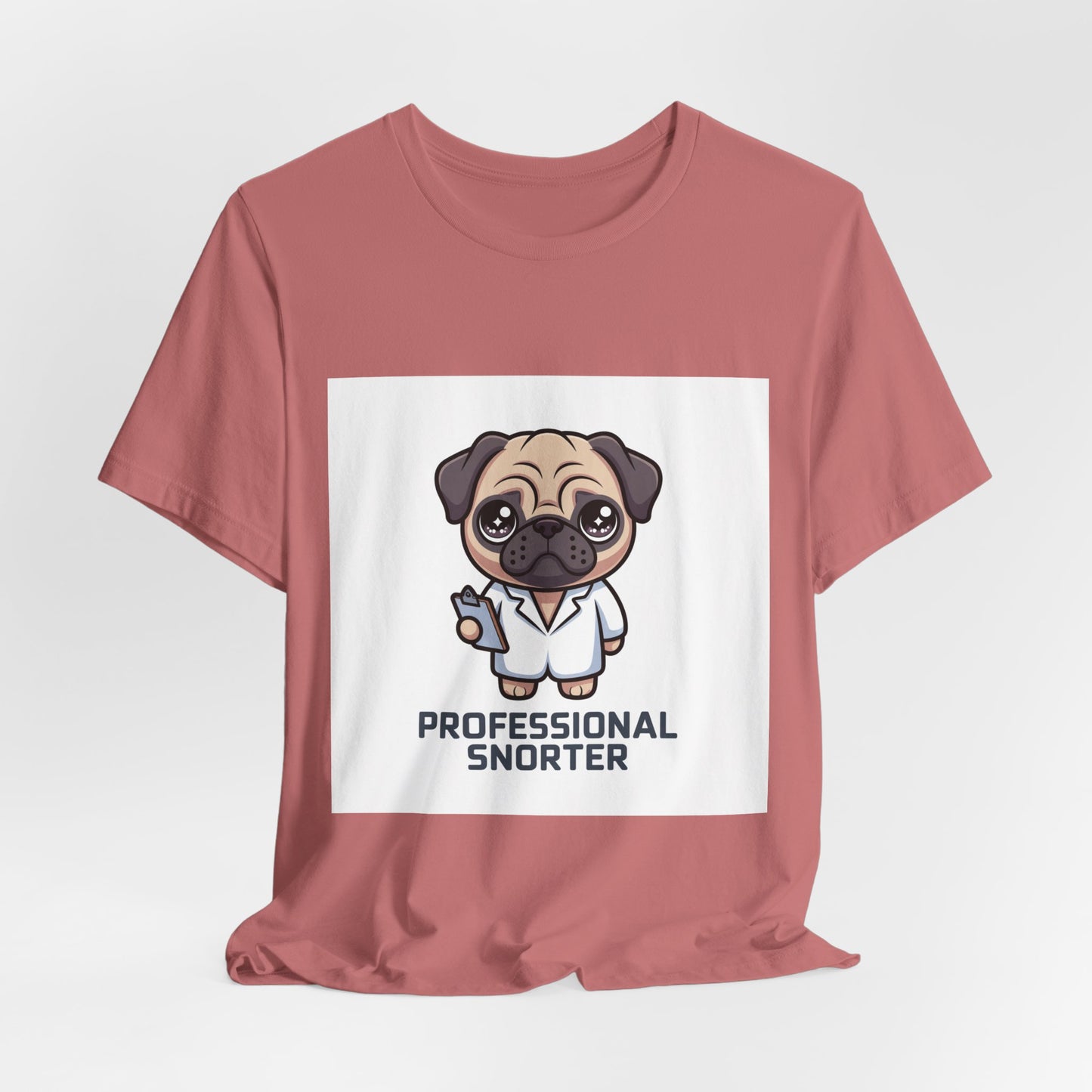 Professional Snorter - Funny Pug T-Shirt for Dog Lovers