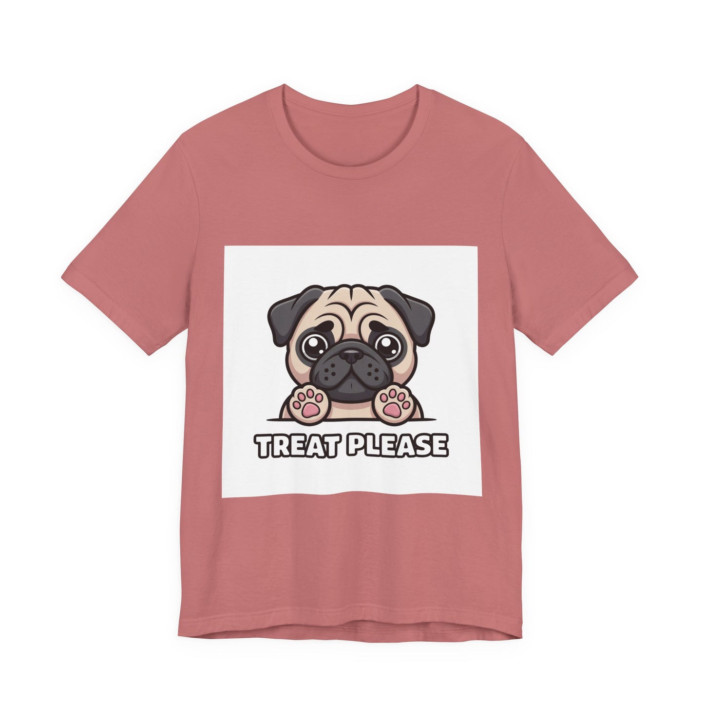 Treat Please - Funny Pug T-Shirt for Dog Lovers