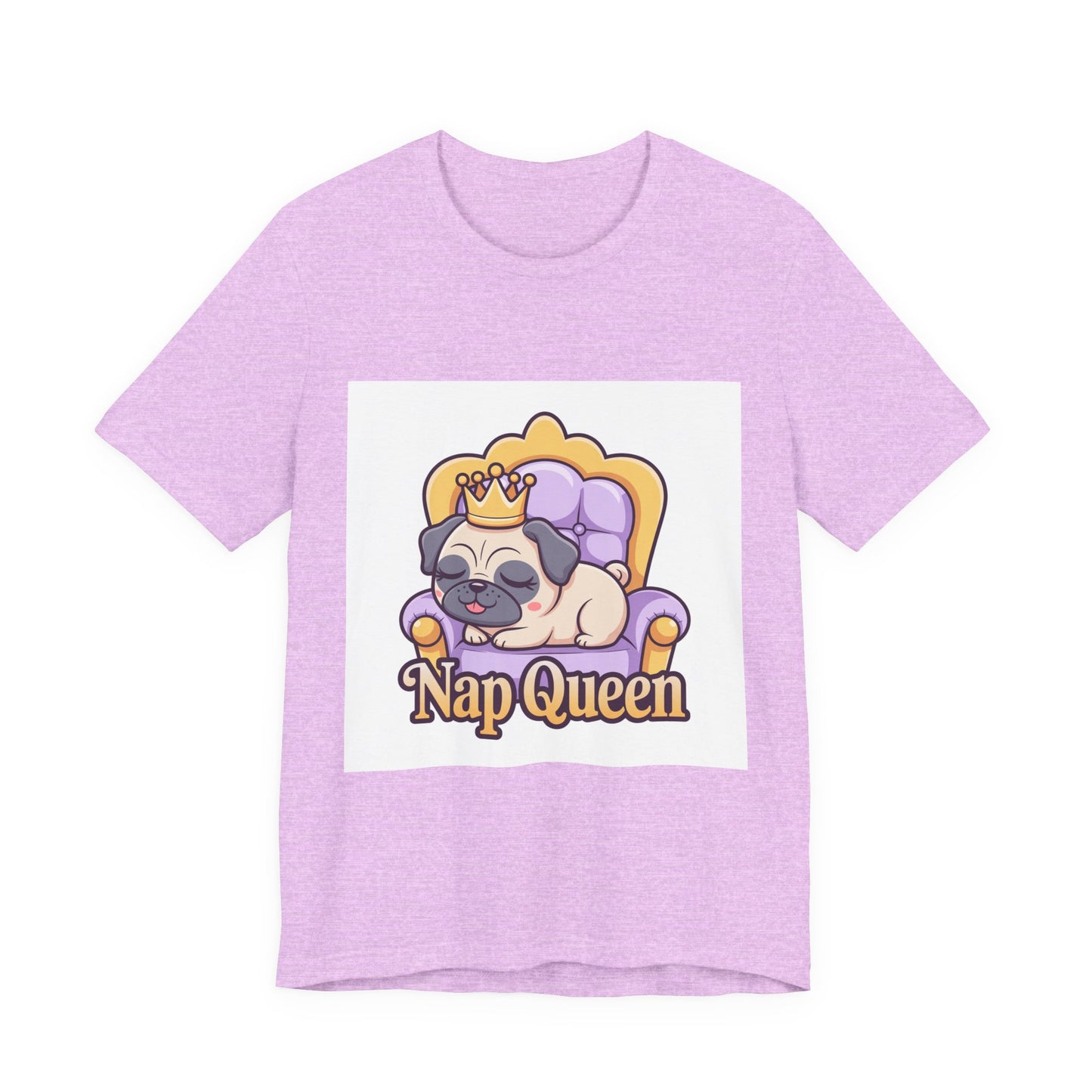 Nap Queen - Funny Pug T-Shirt for Dog Lovers