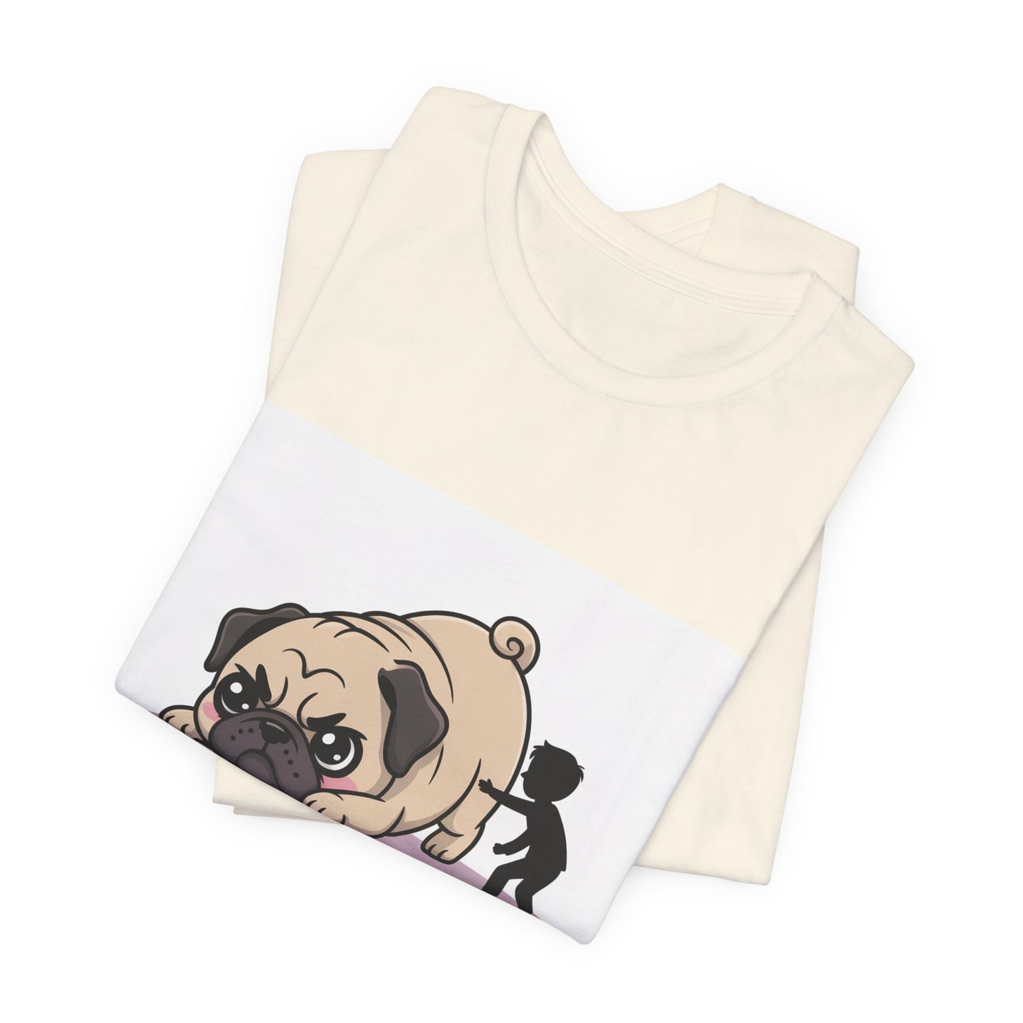 Running Late Because Pugs - Funny Pug T-Shirt for Dog Lovers