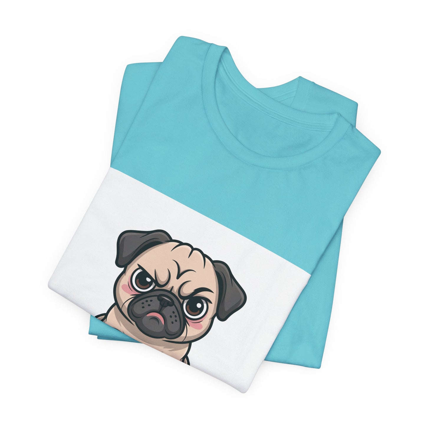 Resting Pug Face - Funny Pug T-Shirt for Dog Lovers