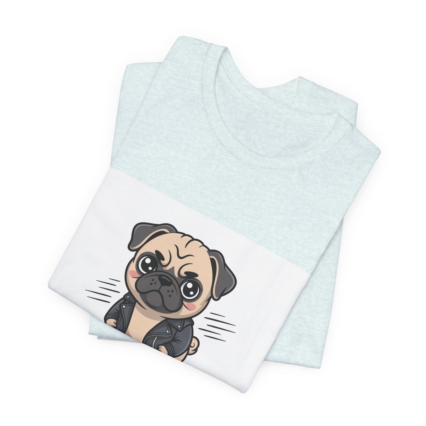 Born To Wiggle Forced To Walk - Funny Pug T-Shirt for Dog Lovers