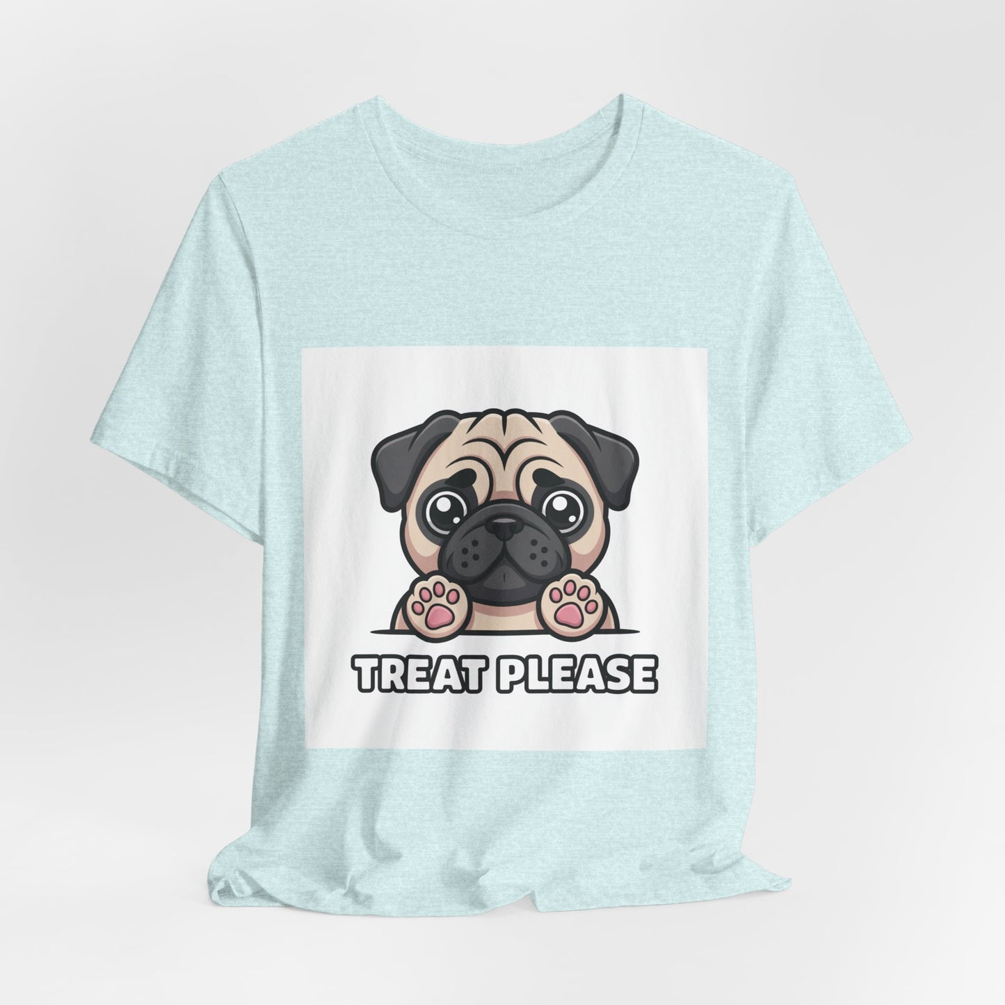 Treat Please - Funny Pug T-Shirt for Dog Lovers