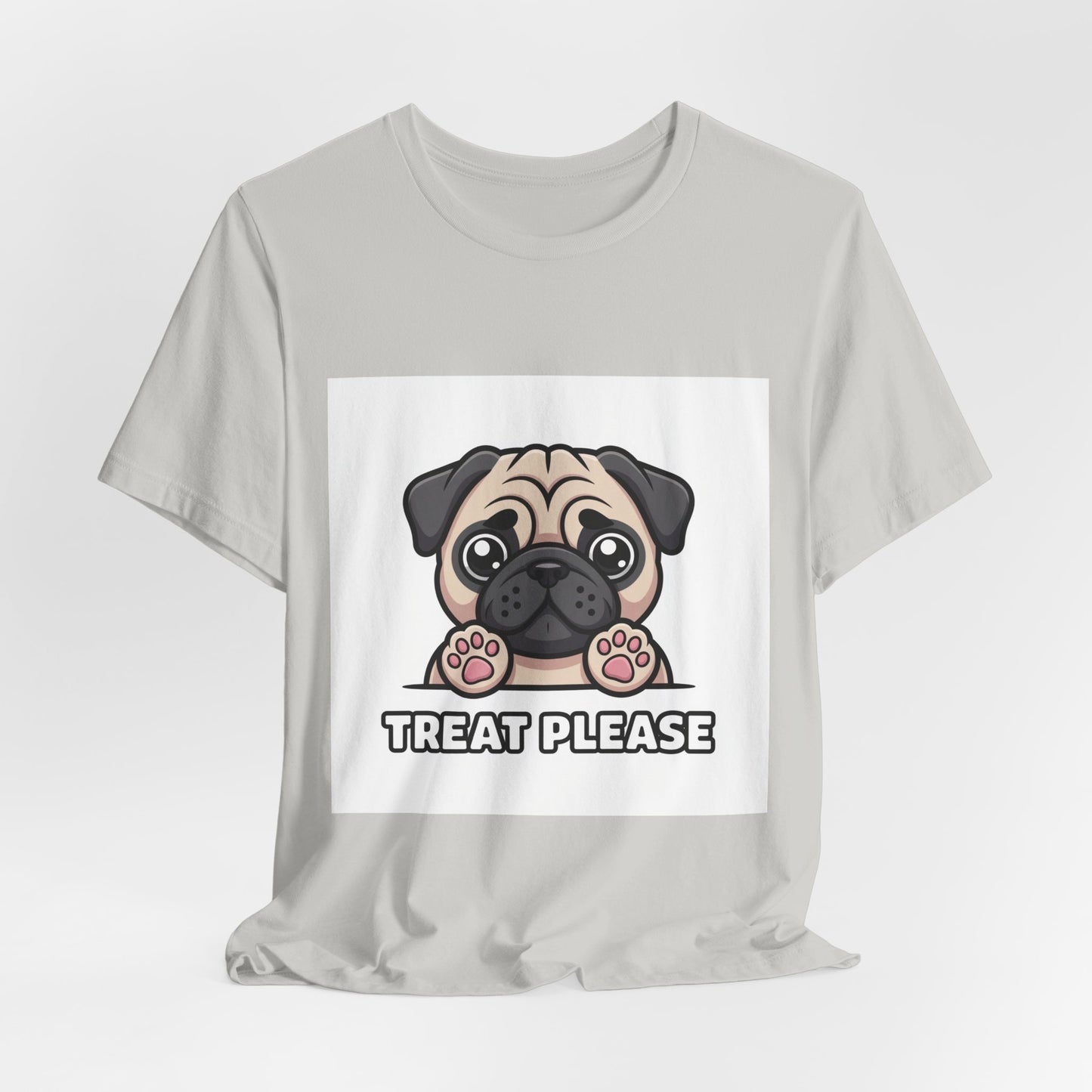 Treat Please - Funny Pug T-Shirt for Dog Lovers