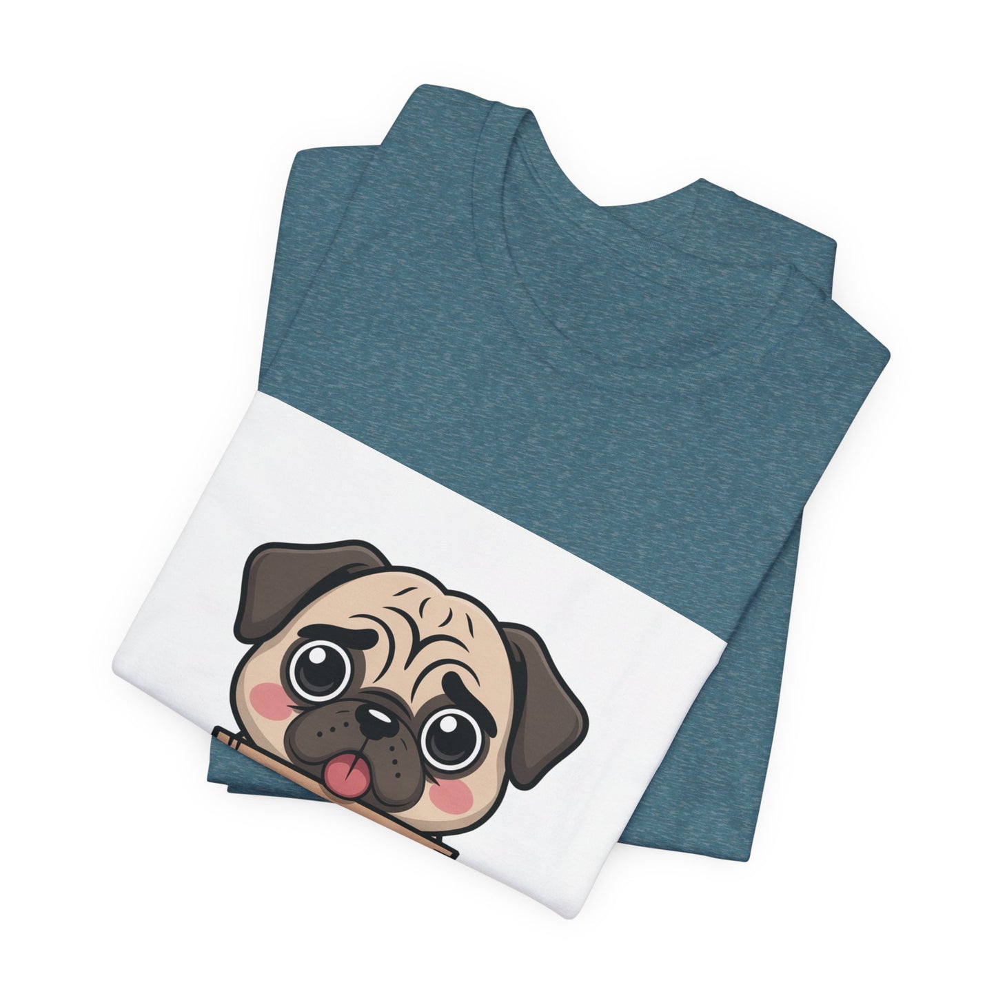 Will Work For Treats - Funny Pug T-Shirt for Dog Lovers